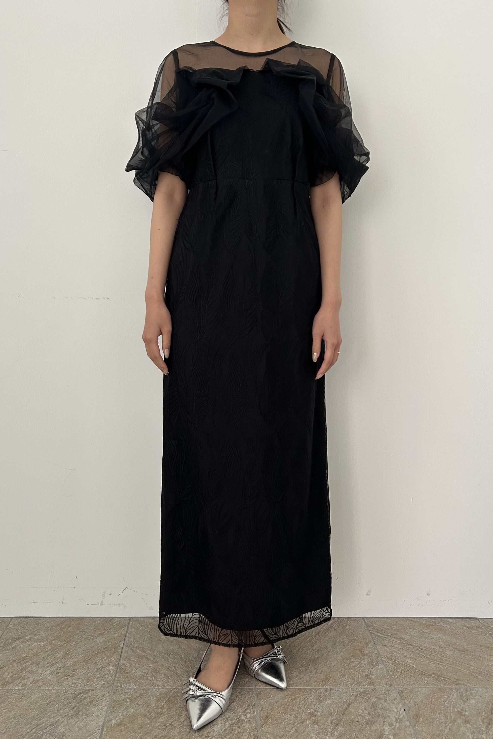 model:165cm size:L color:ブラック