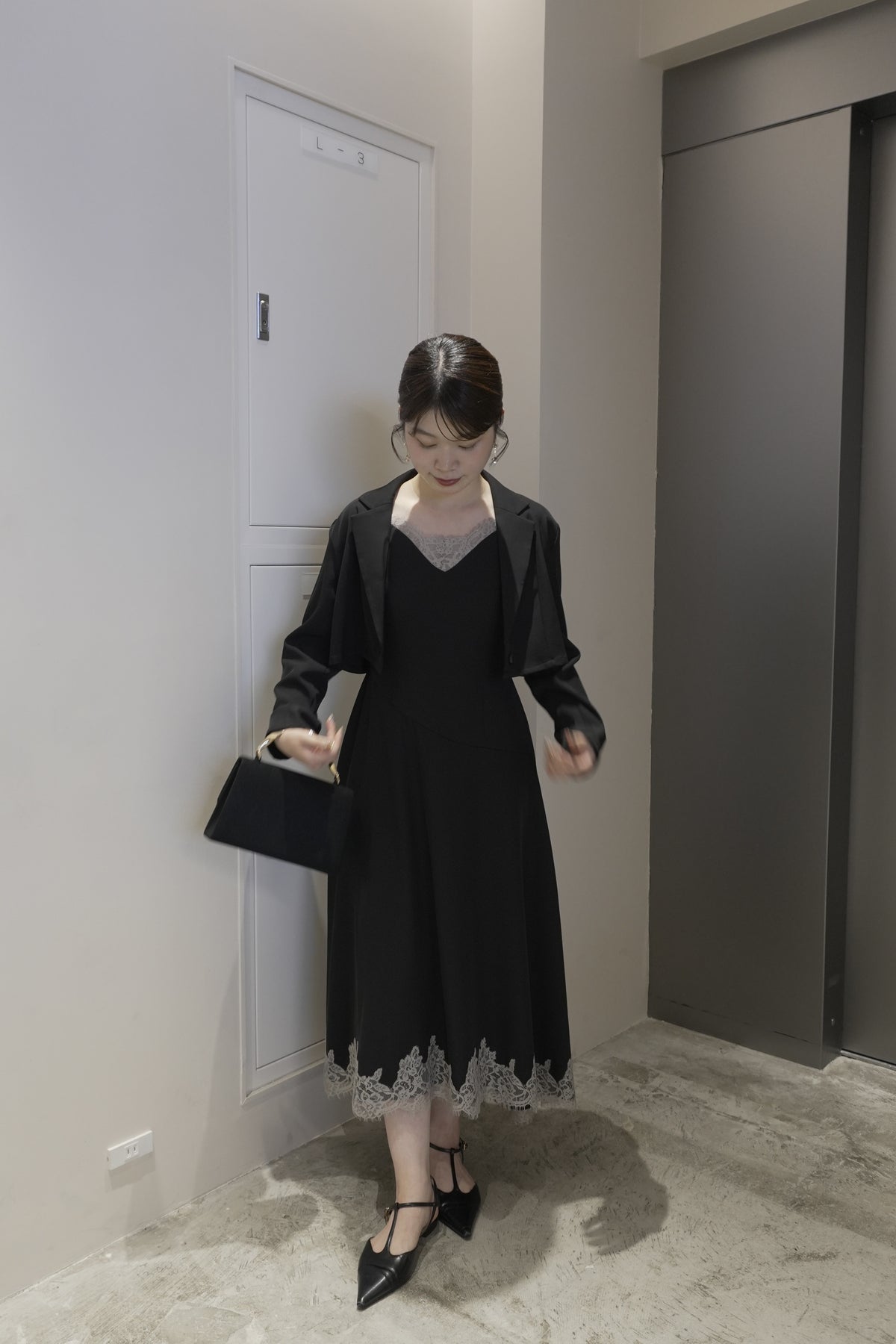model:153cm size:M color:ブラック