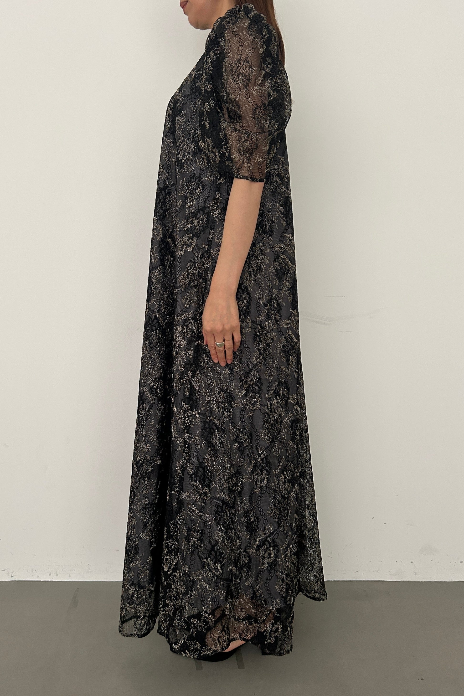 model:164cm size:L color:ブラック