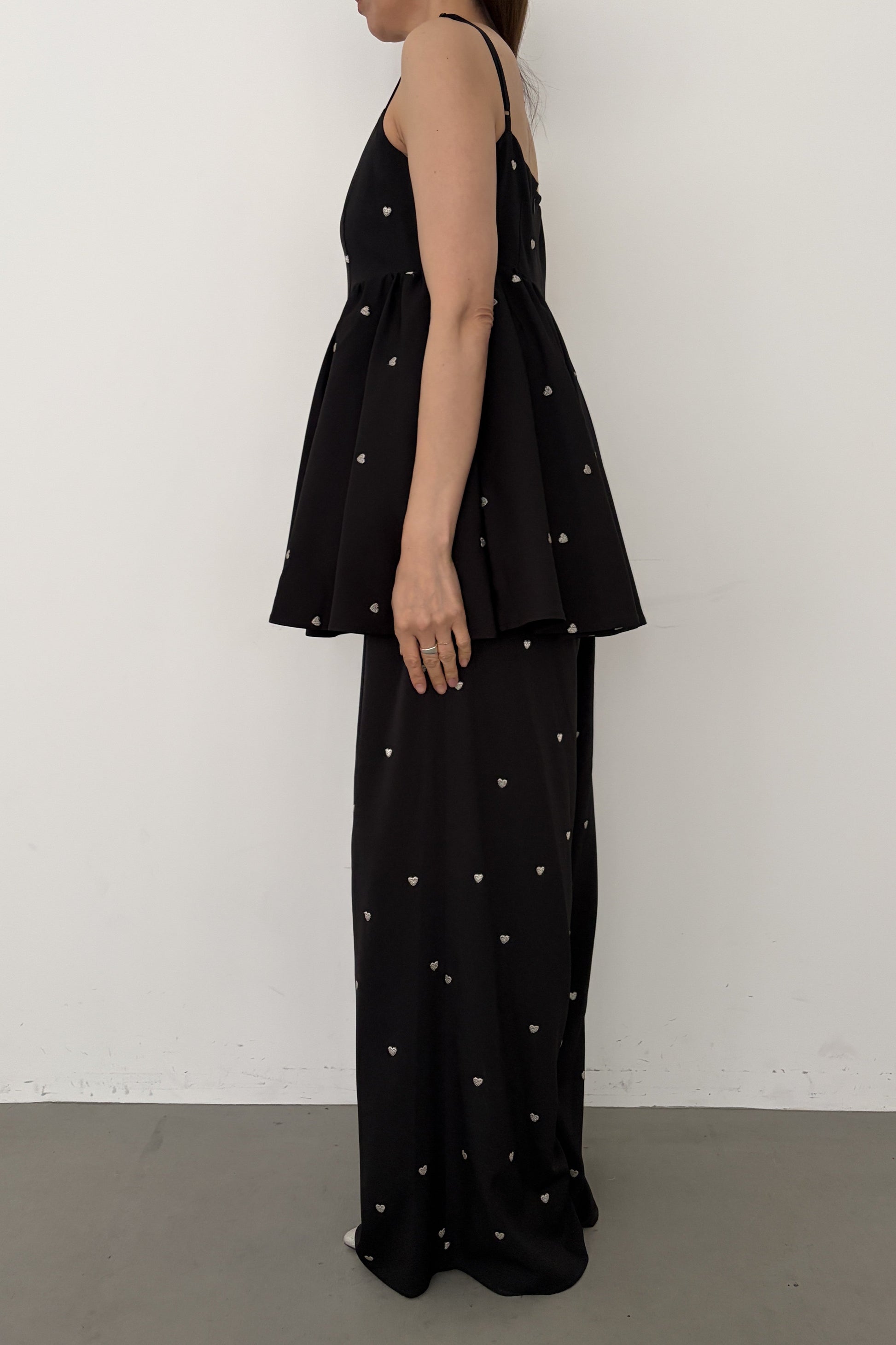 model:164cm size:L color:ブラック