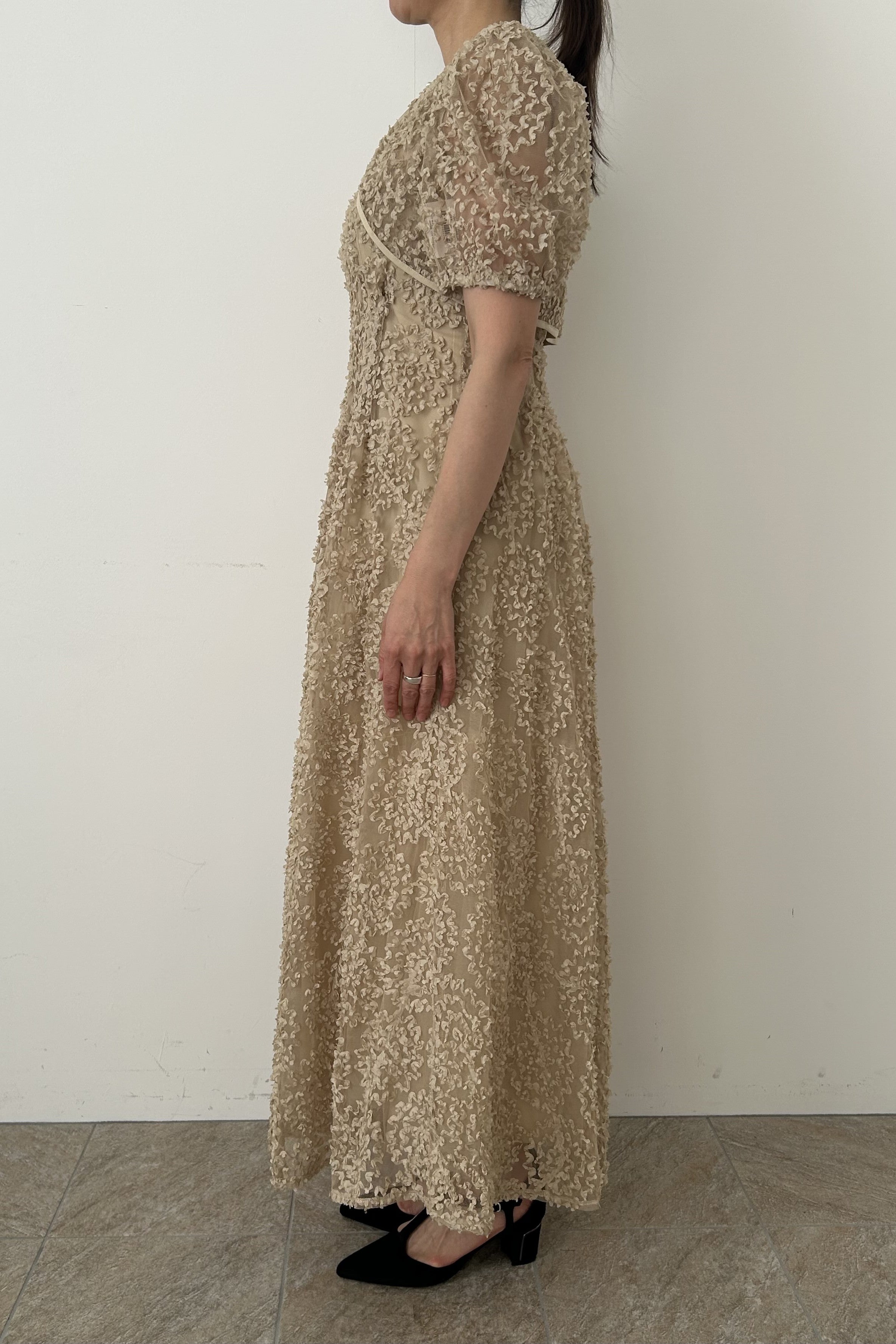 model:164cm size:L color:イエロー