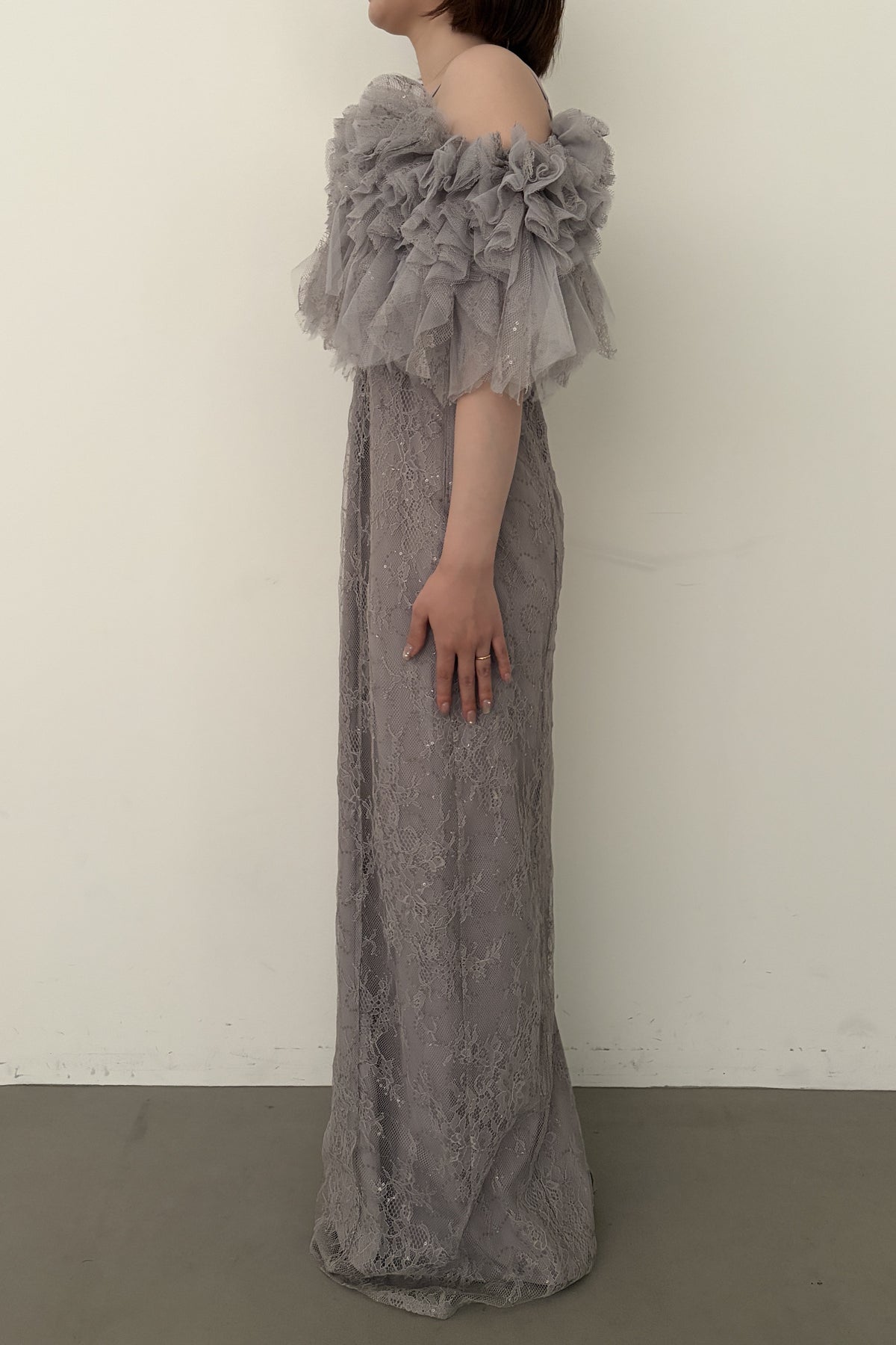 model:153cm size:L color:グレー