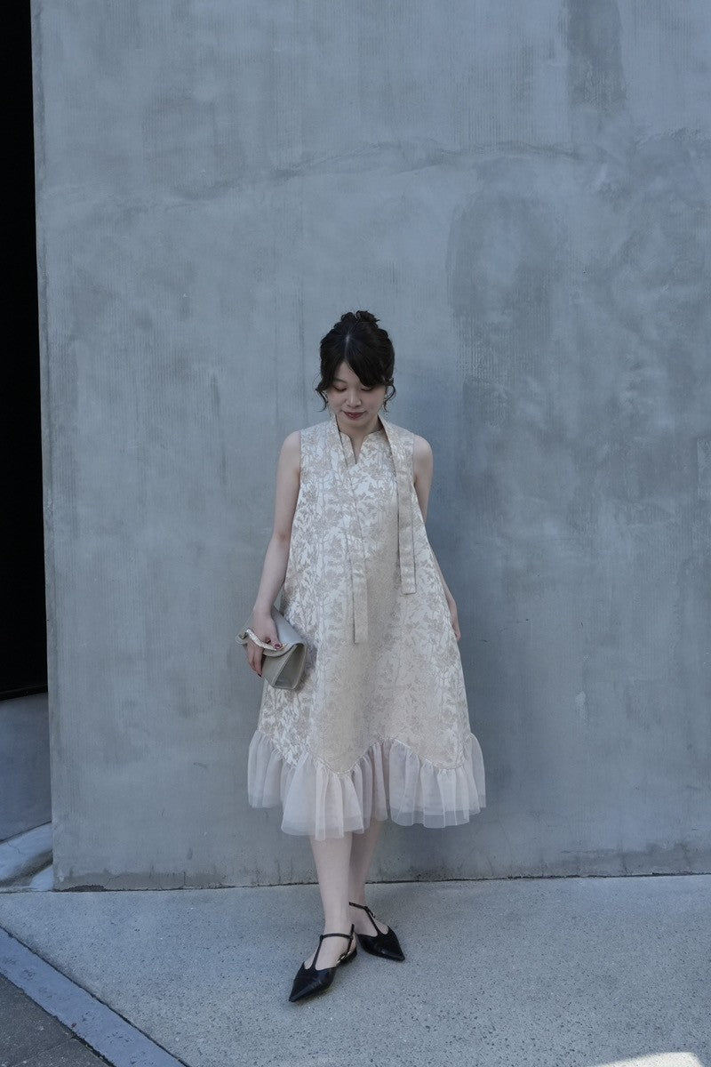 model:153cm size:M/Short color:ベージュ