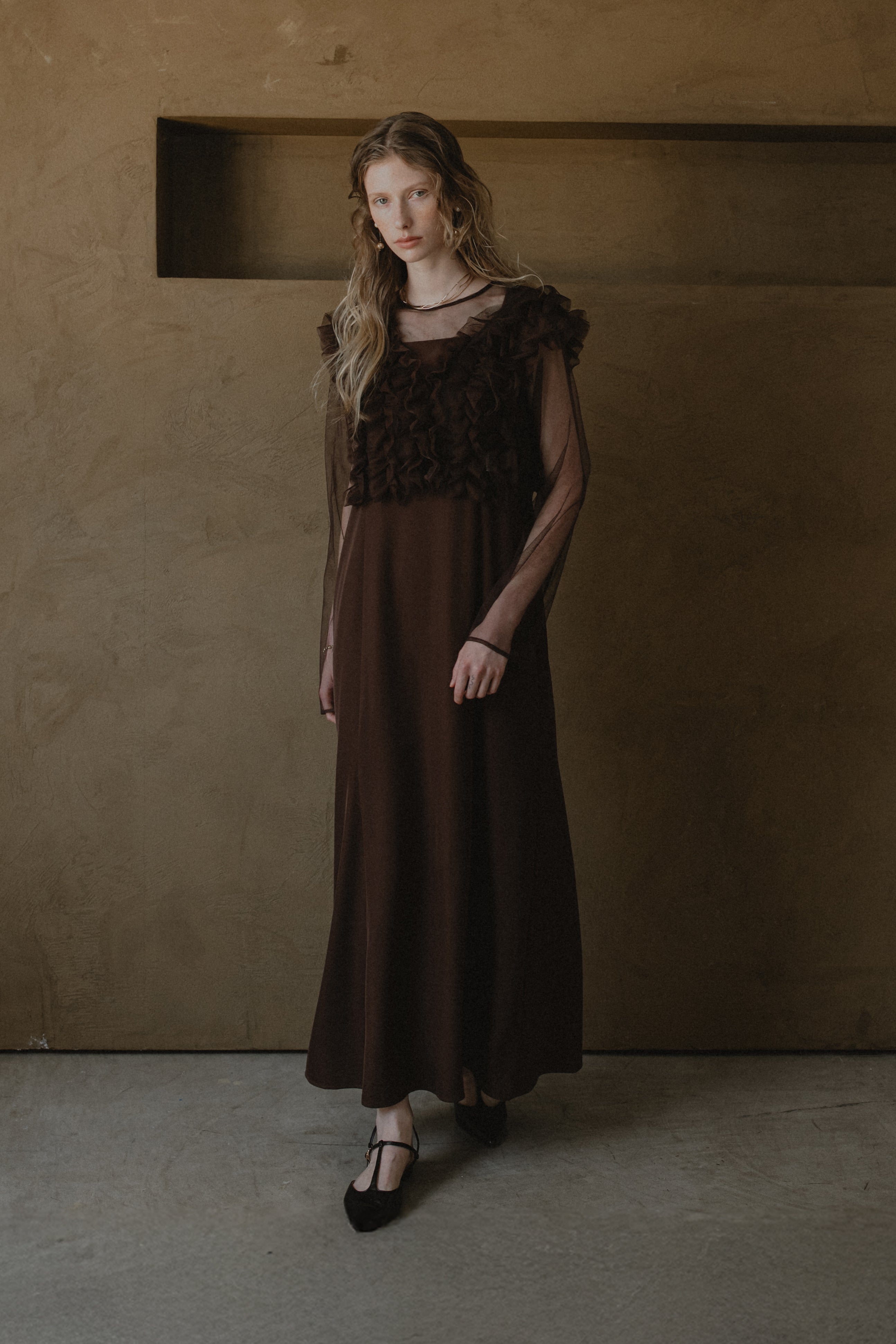 913 Many way frill dress