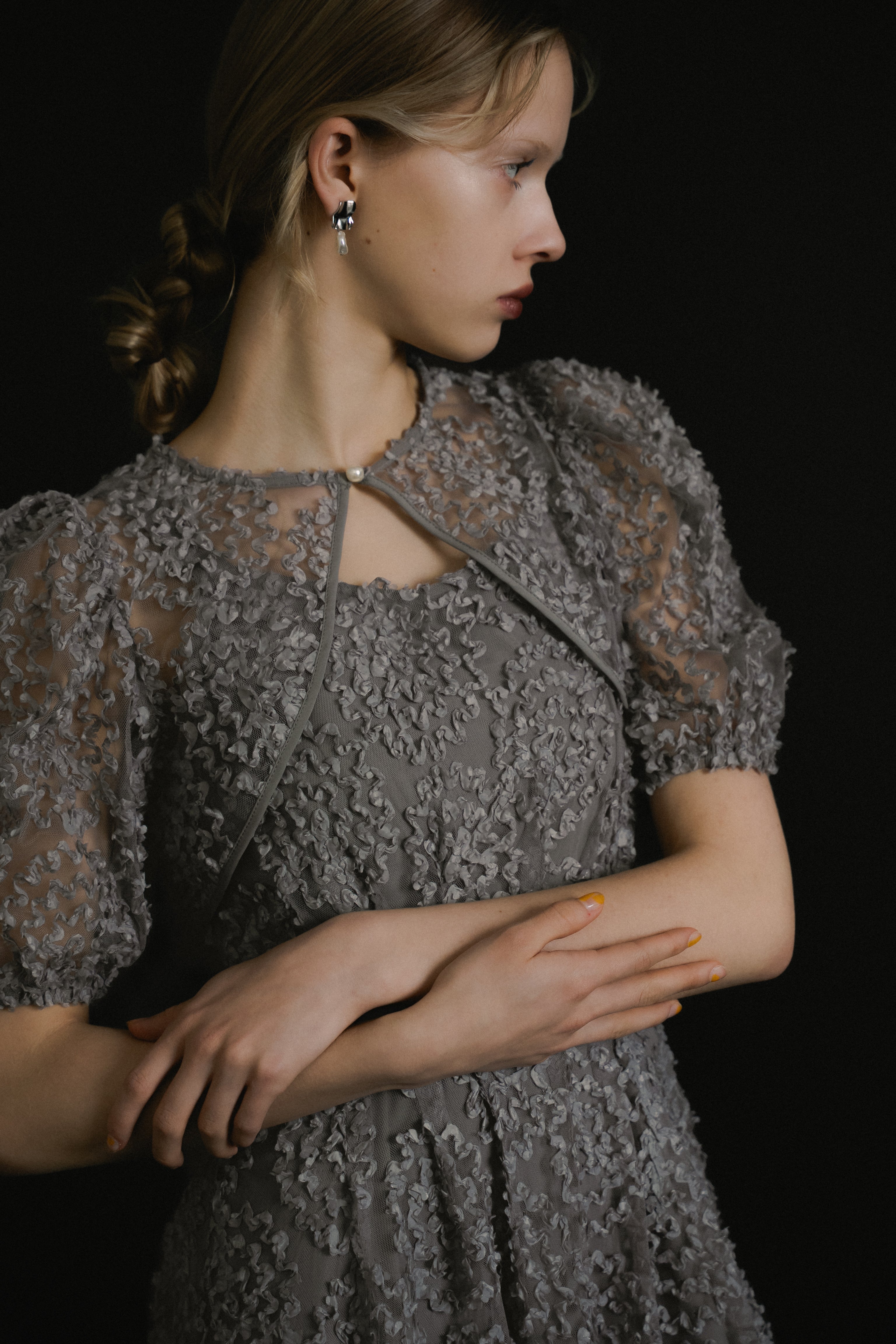 et.UNiVER │1056 Bloom noir dress – et.UNiVER │ 公式オンラインストア