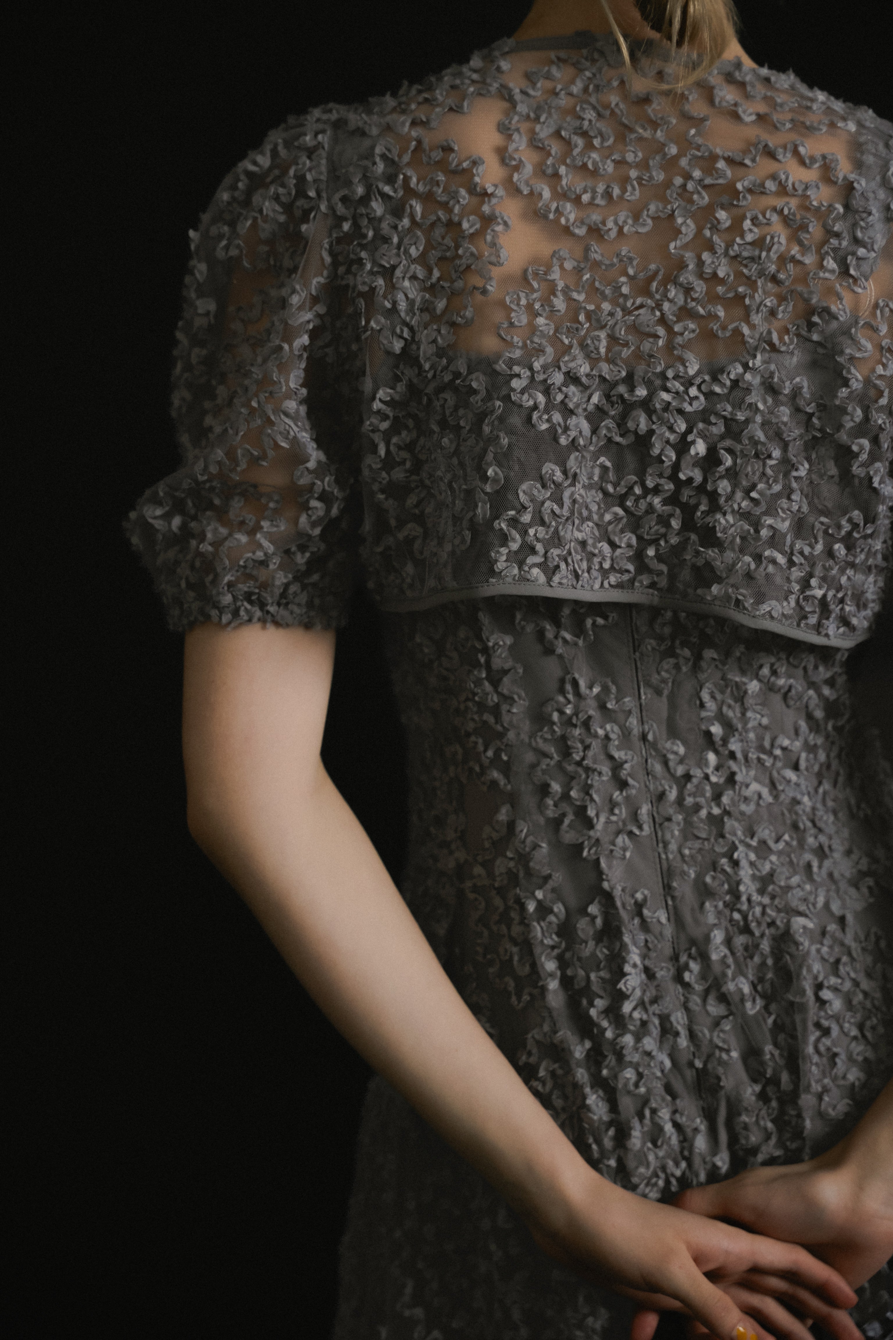 1056 Bloom noir dress