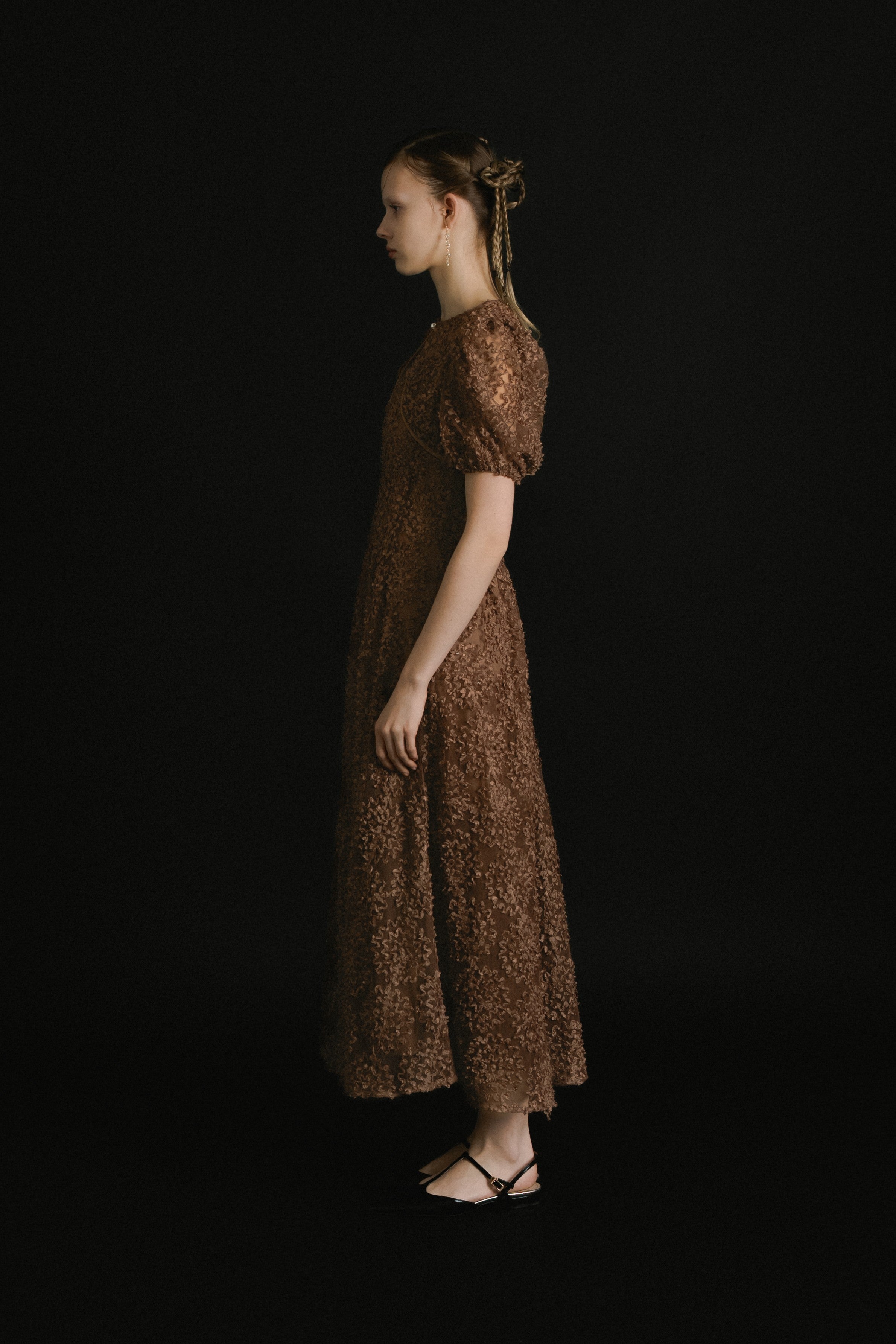 1056 Bloom noir dress