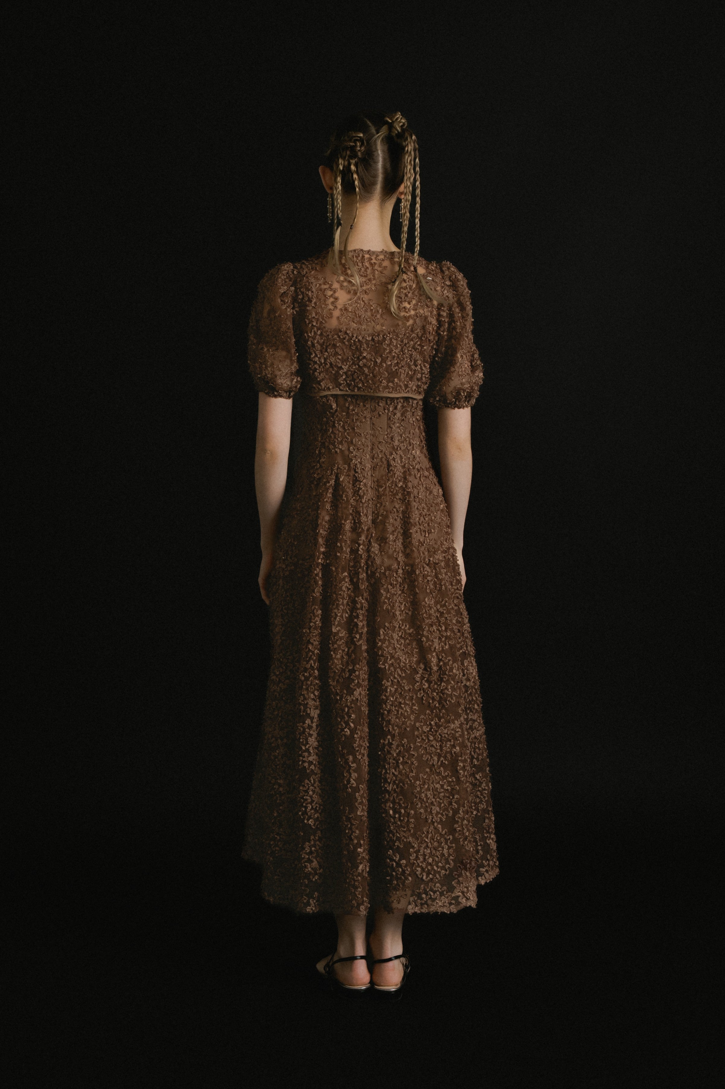 1056 Bloom noir dress