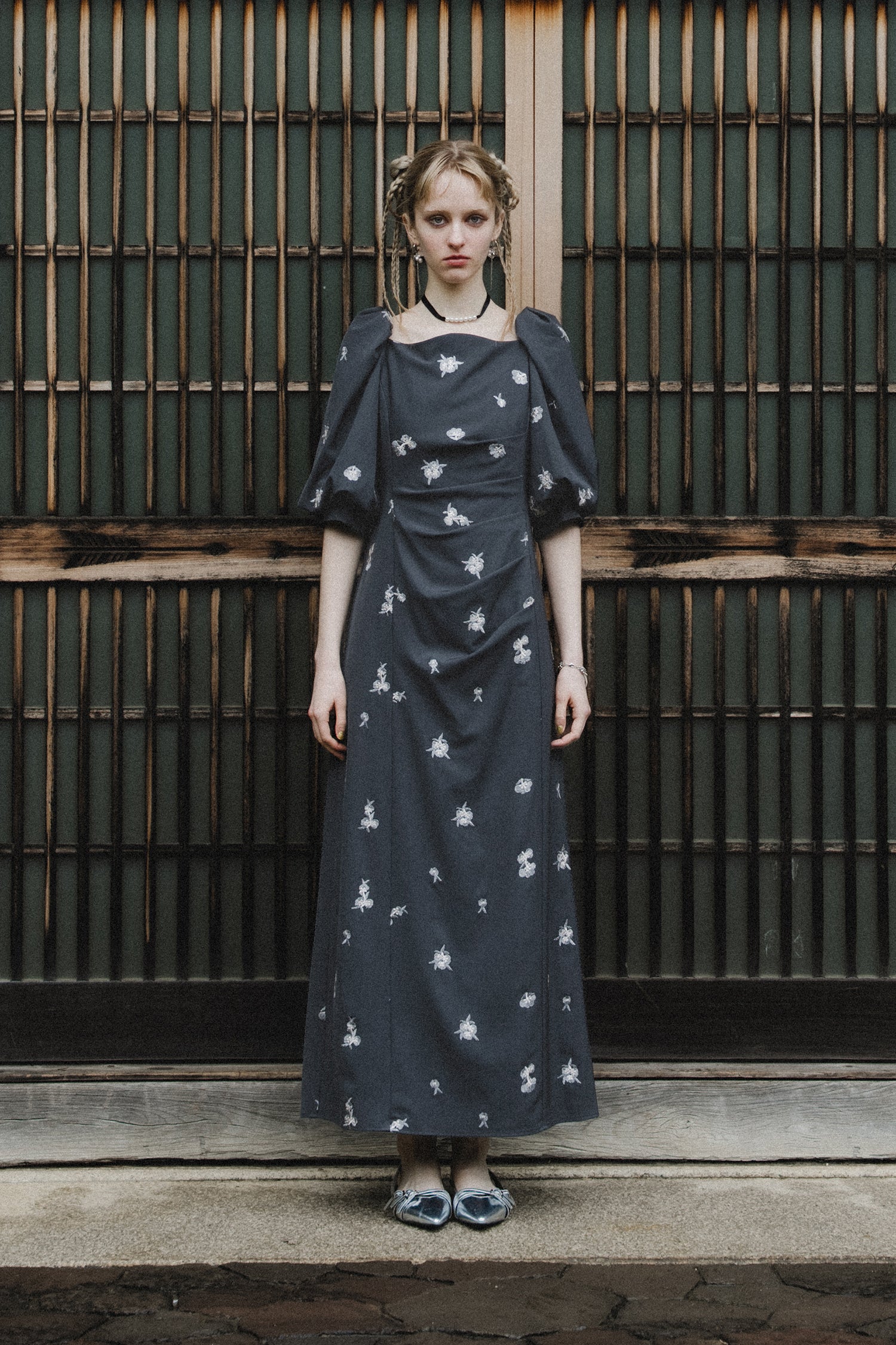 1109 Petal Embroidery Dress