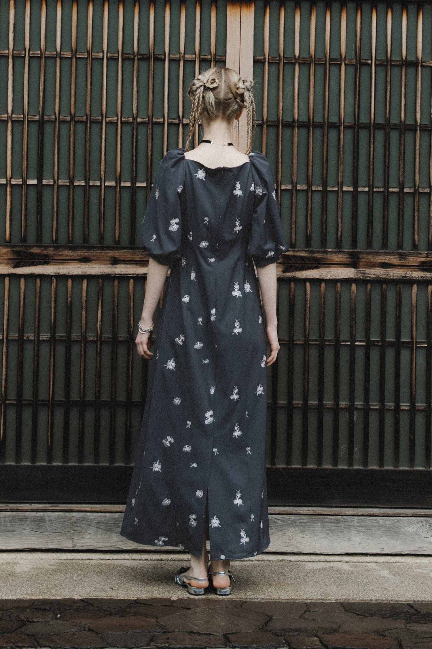 1109 Petal Embroidery Dress