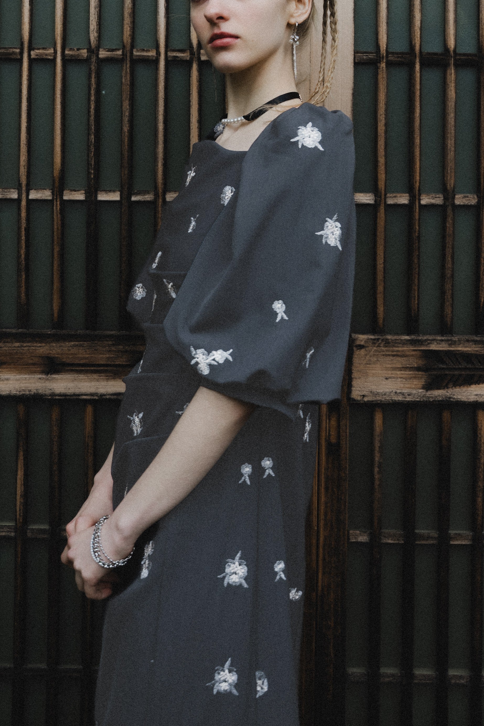 1109 Petal Embroidery Dress