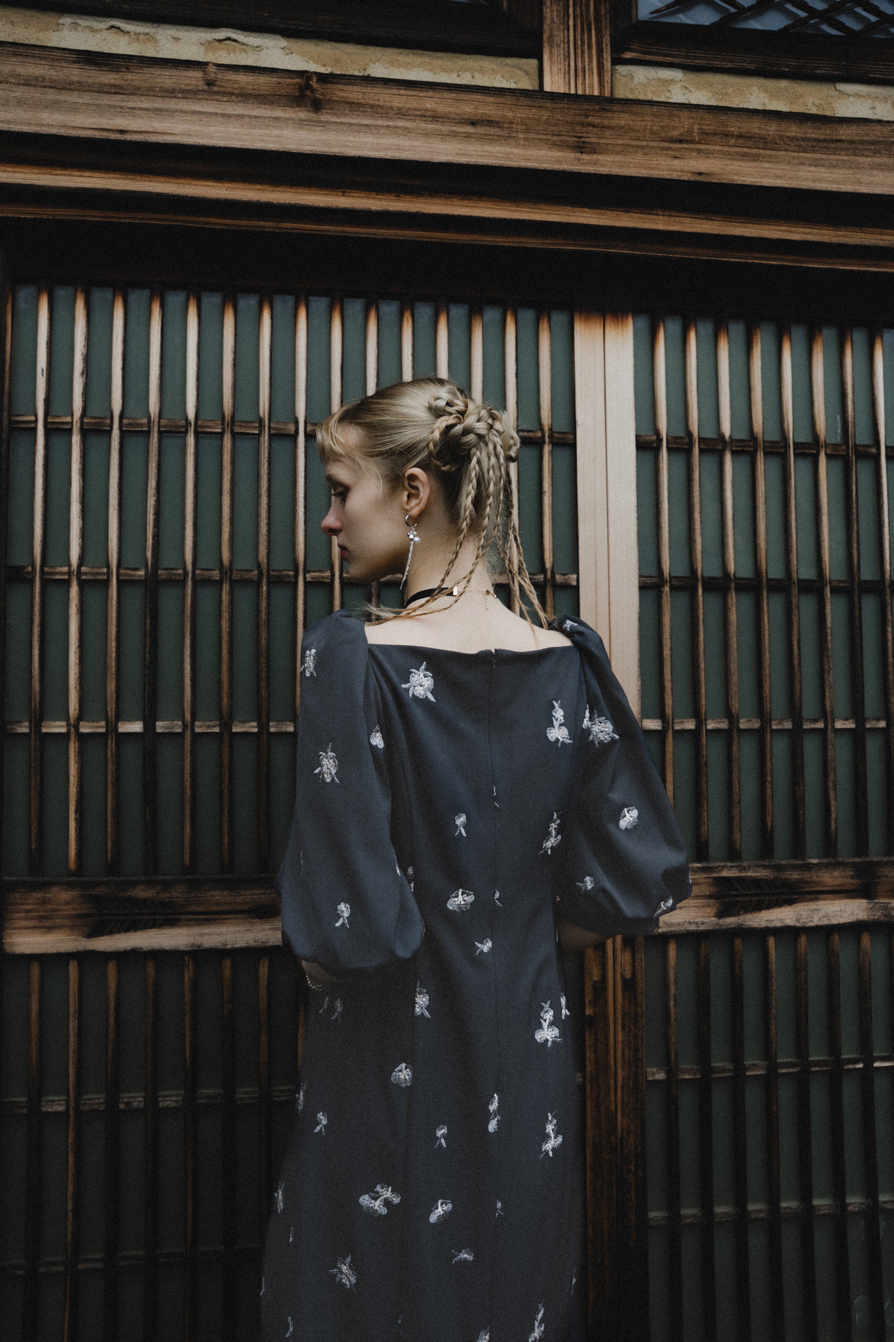 1109 Petal Embroidery Dress