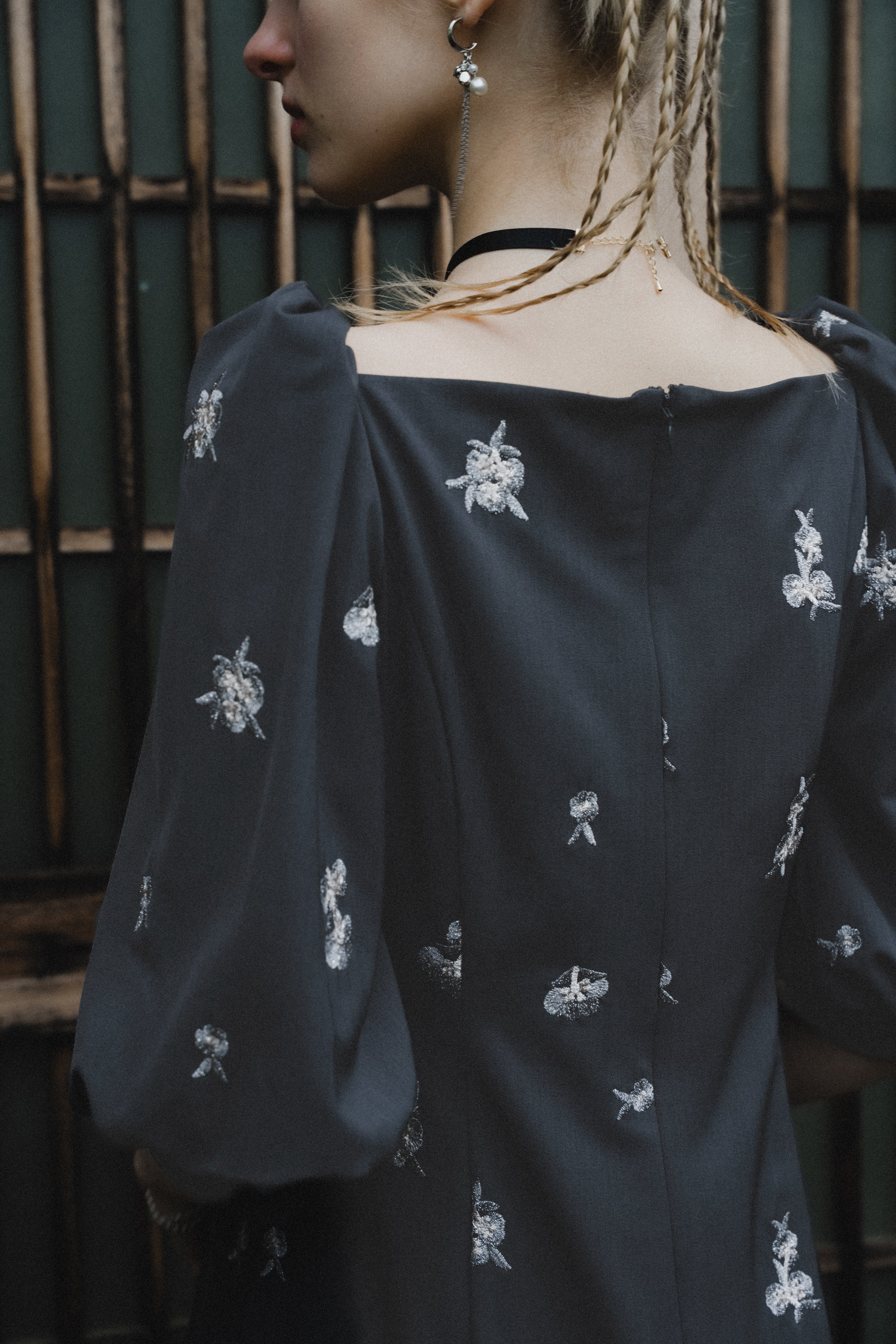 1109 Petal Embroidery Dress