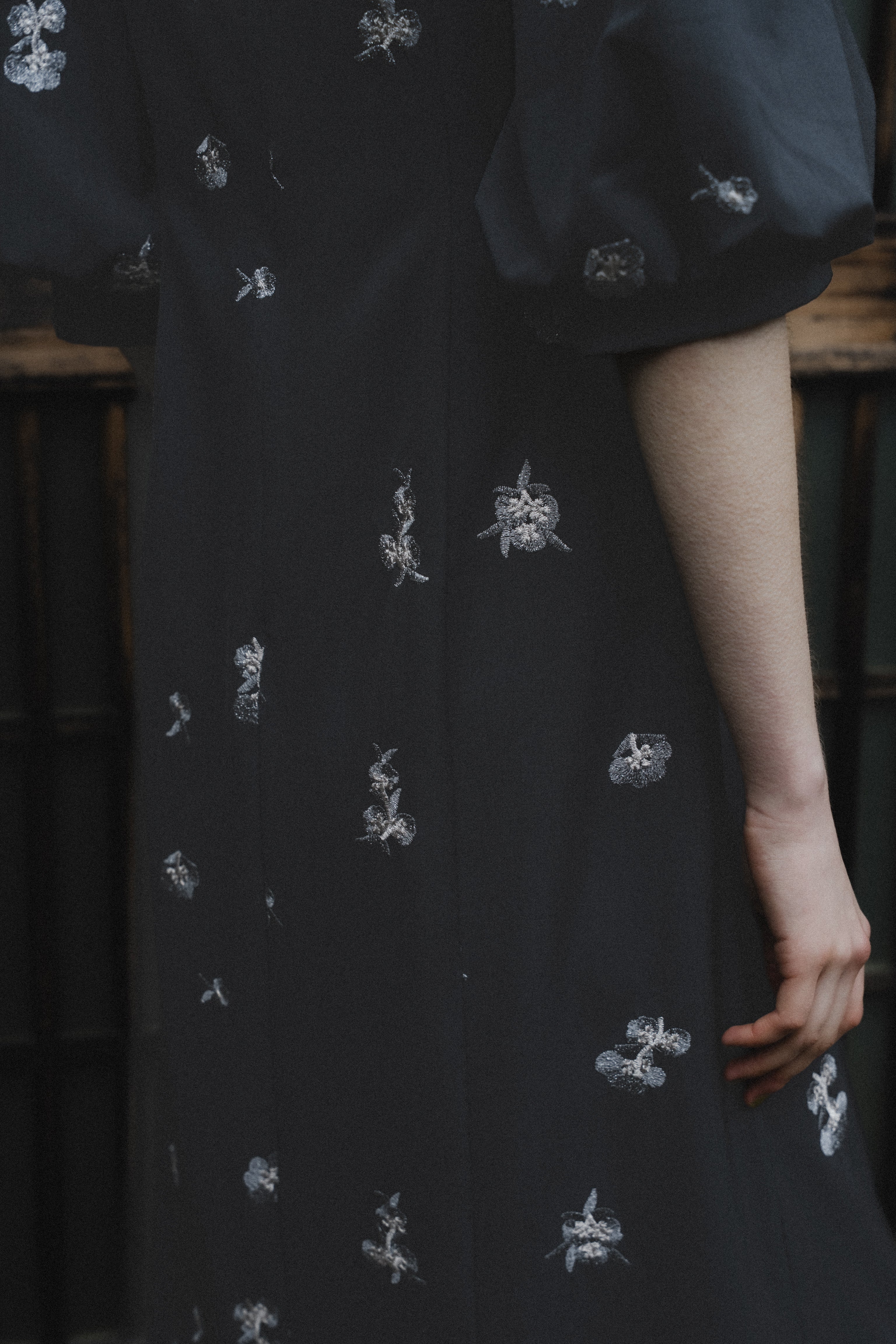 1109 Petal Embroidery Dress