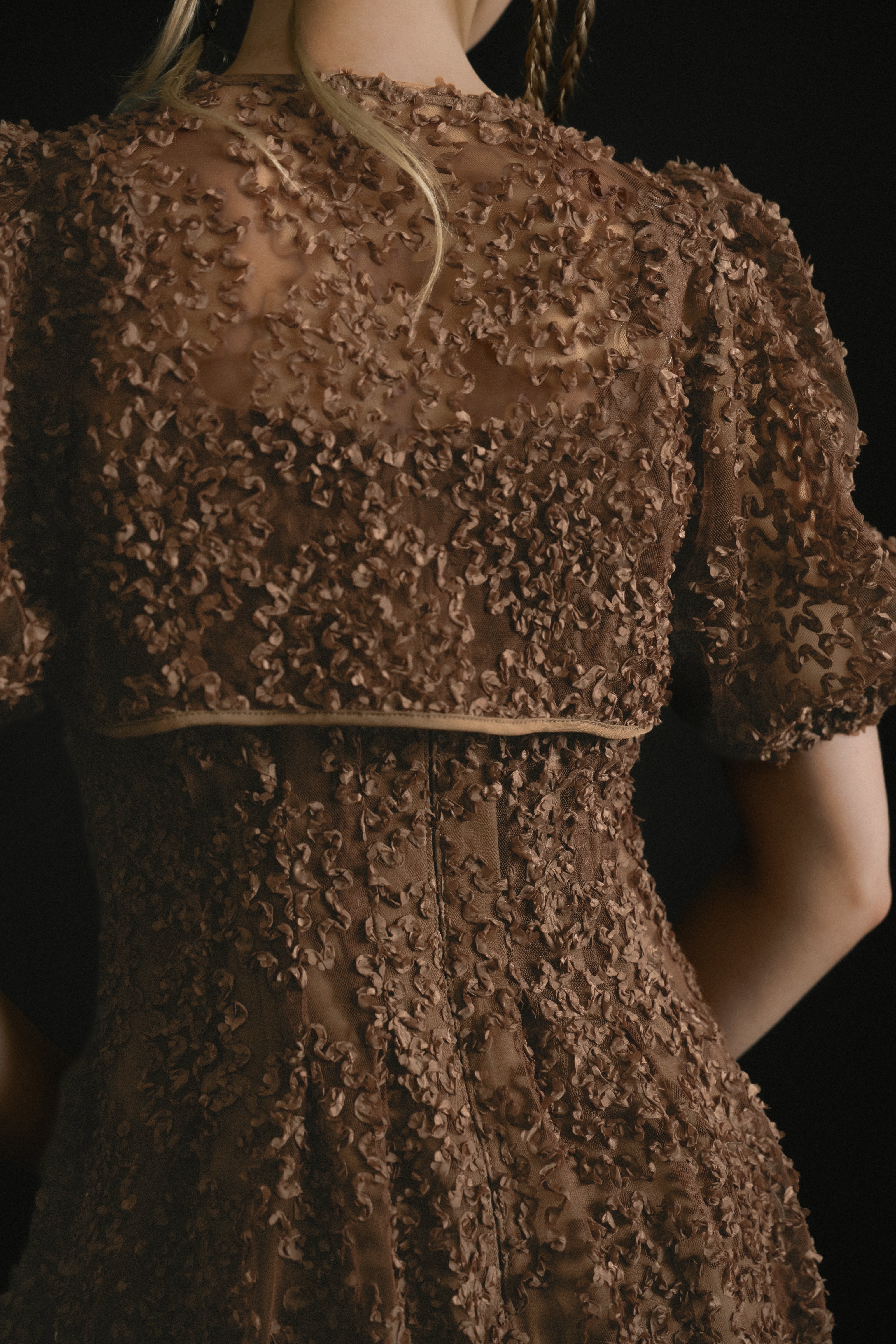 1056 Bloom noir dress