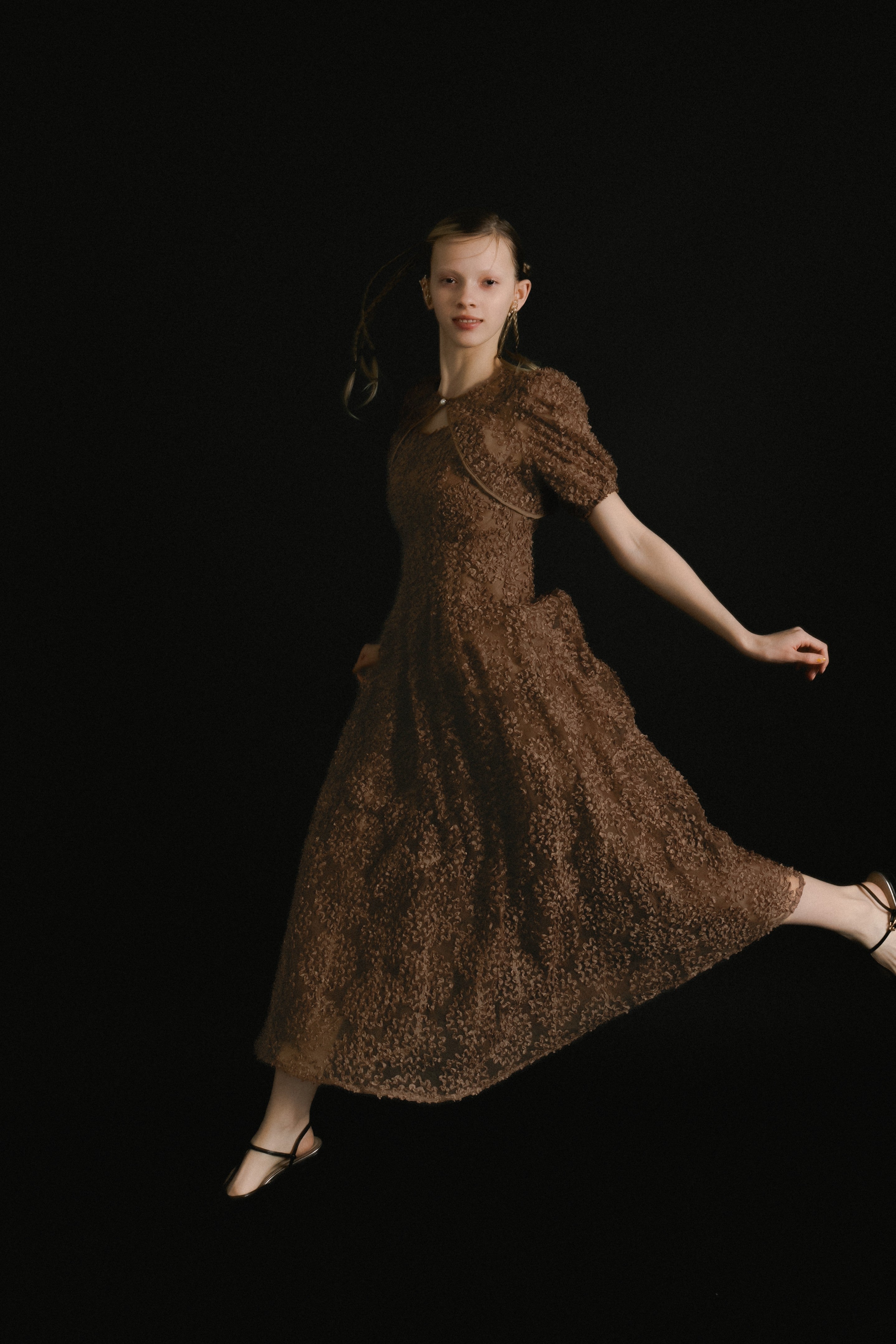 1056 Bloom noir dress