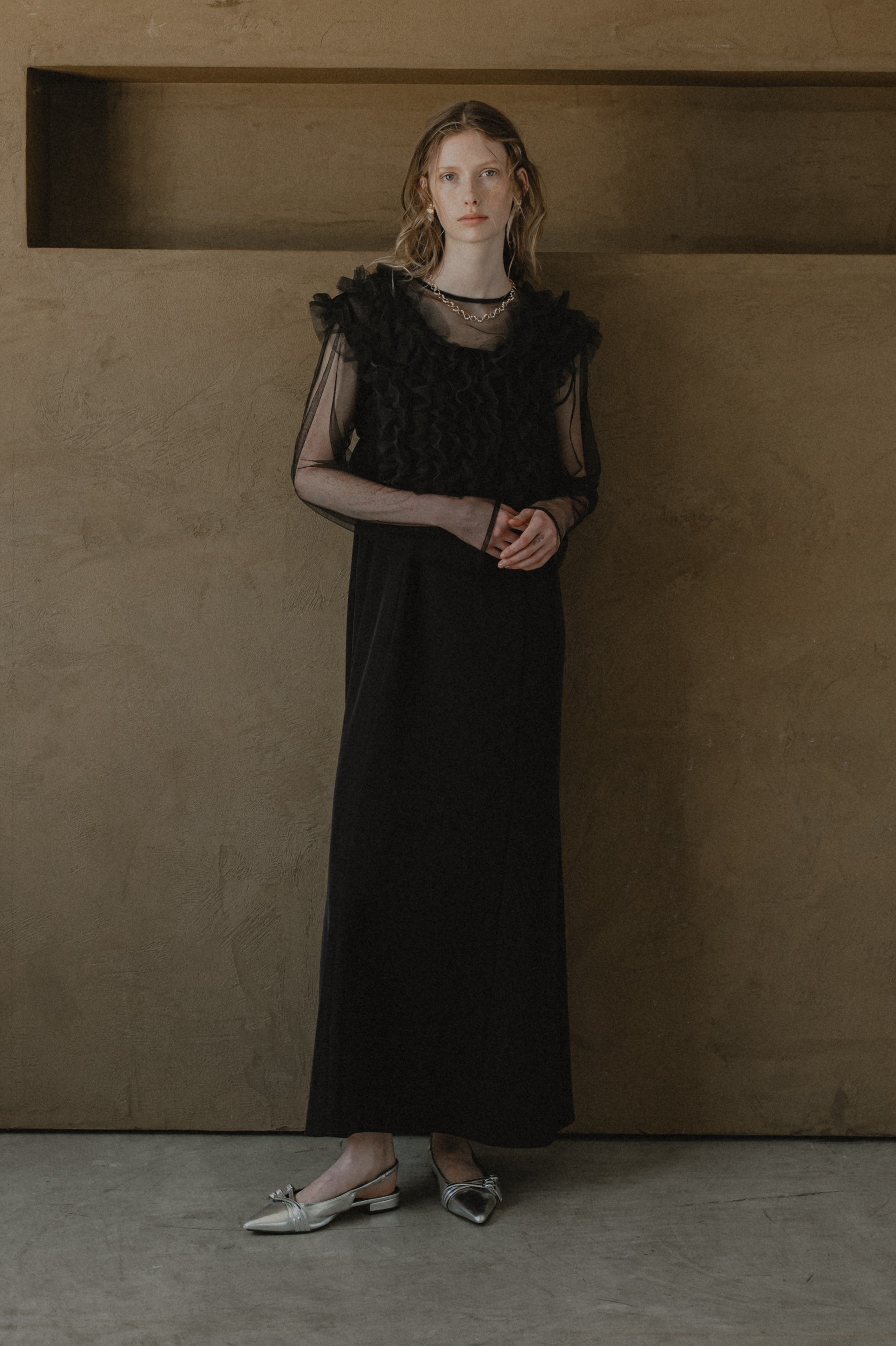 913 Many way frill dress