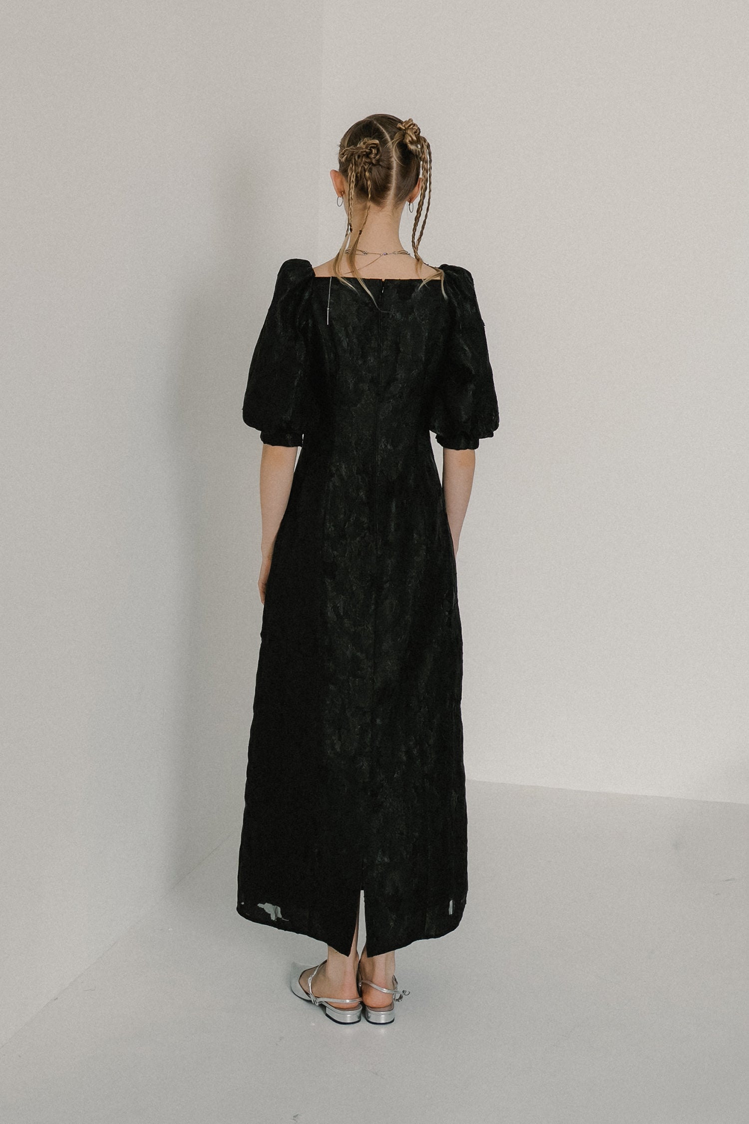 et.UNiVER │1071 Sheer Jacquard Organza Dress – et.UNiVER │ 公式
