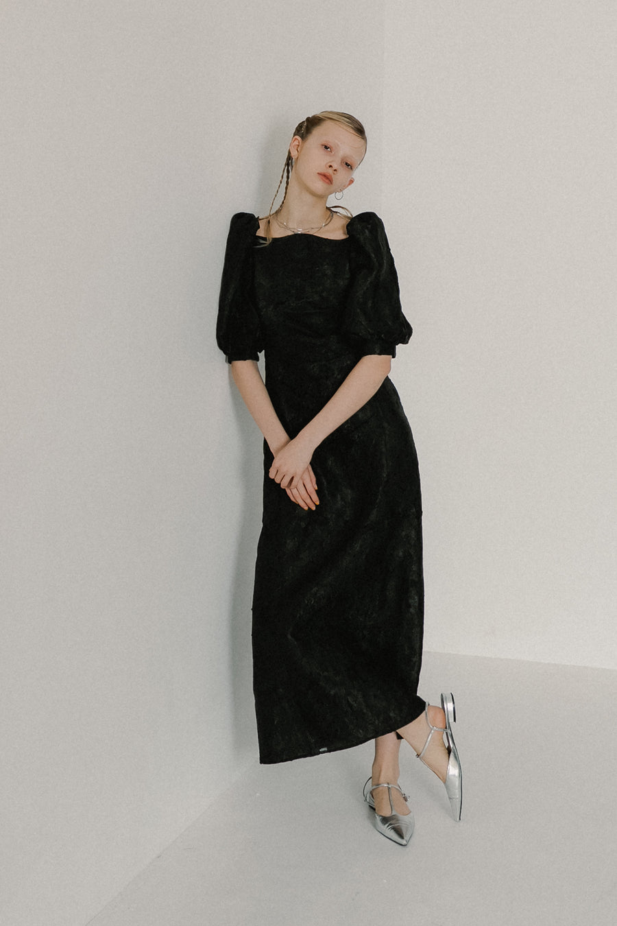 model:173cm size:L color:ブラック