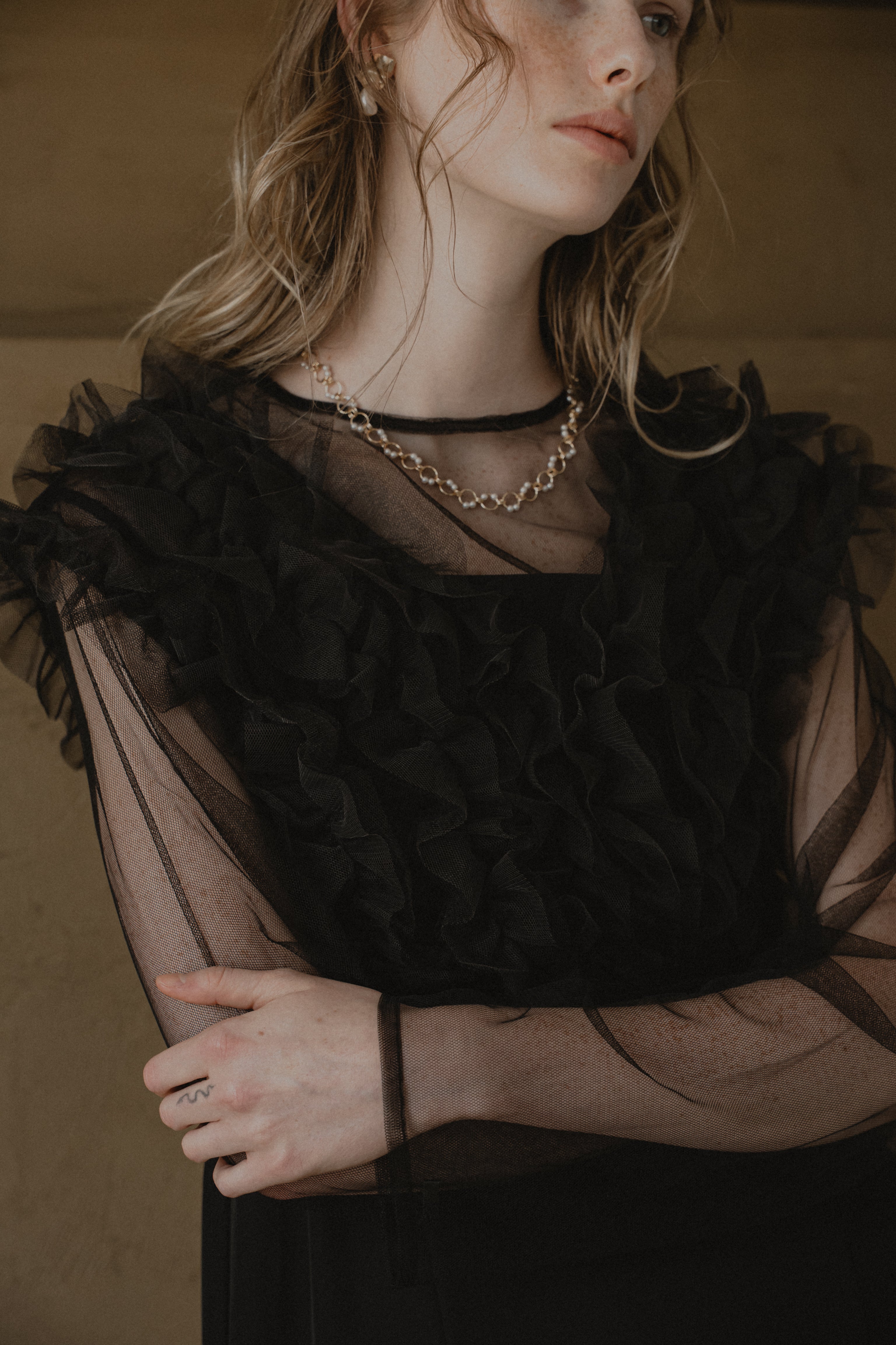 913 Many way frill dress
