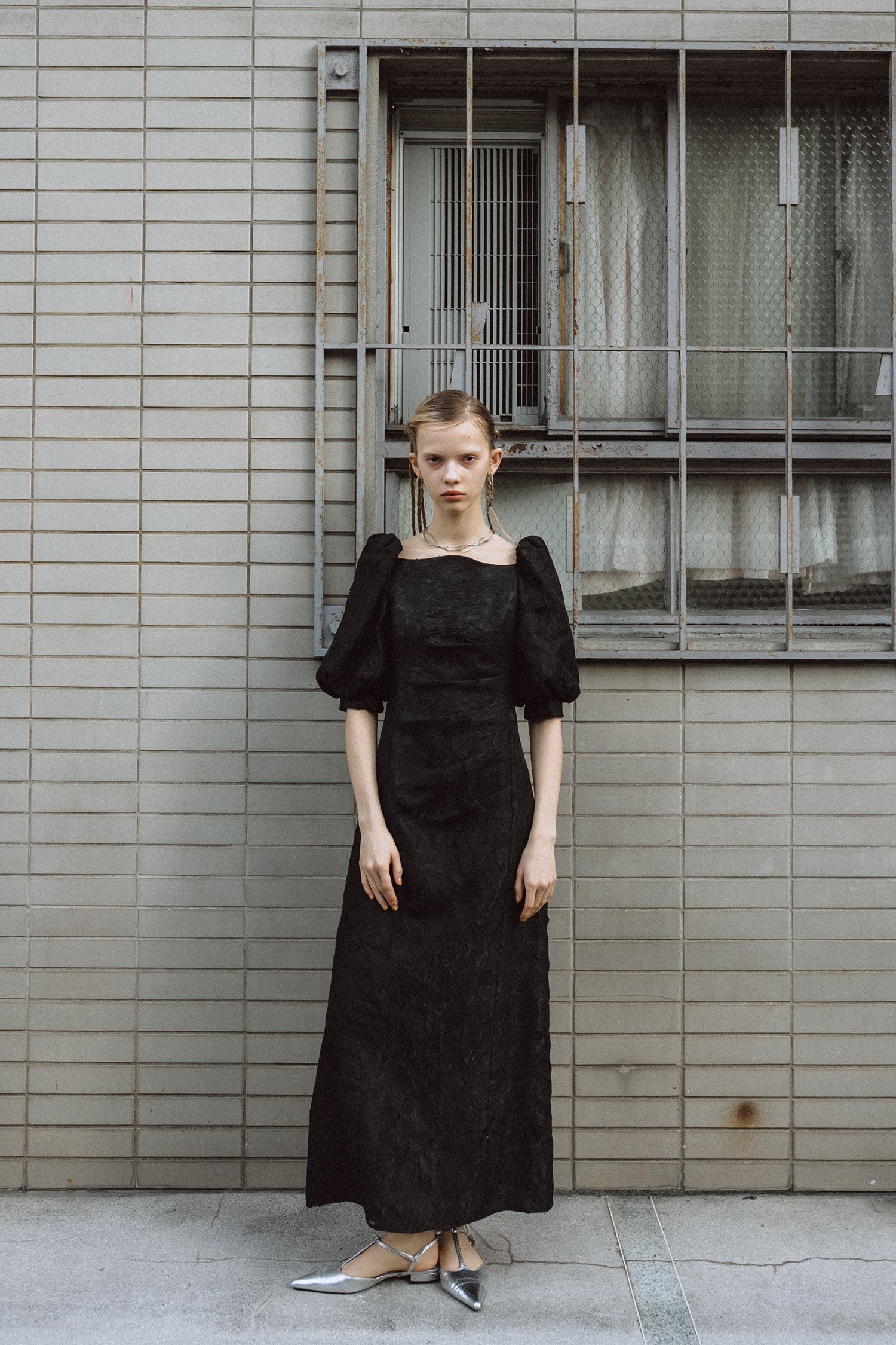 et.UNiVER │1071 Sheer Jacquard Organza Dress – et.UNiVER │ 公式