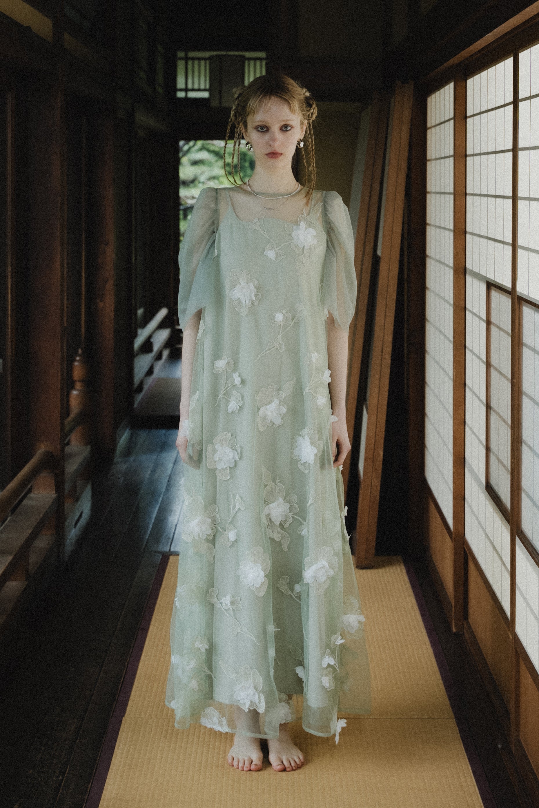 et.UNiVER │ 1132 3D Floral A-line Dress – et.UNiVER │ 公式