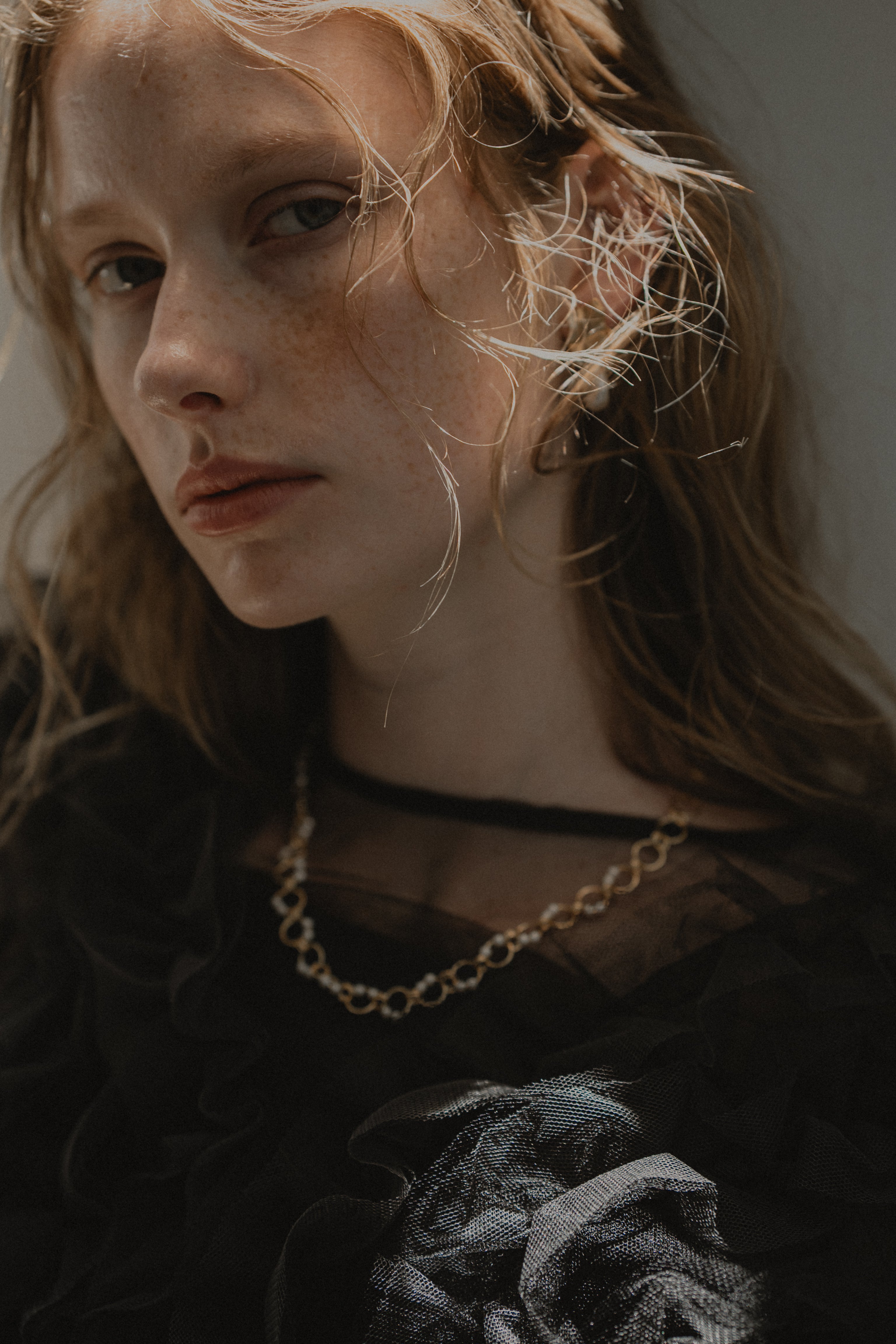 1024 Orbit pearl chain necklace