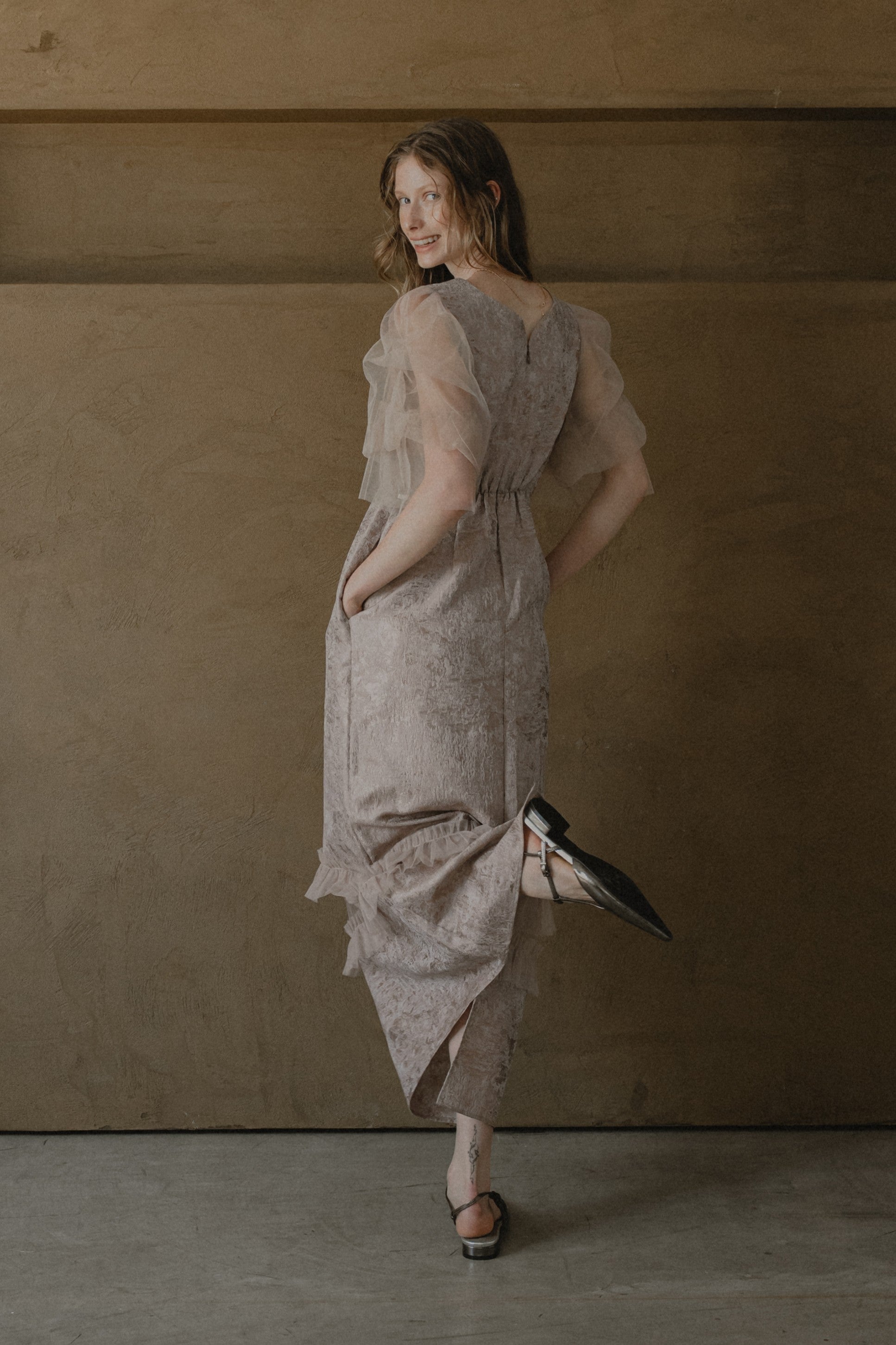 1029 Sheer allure dress