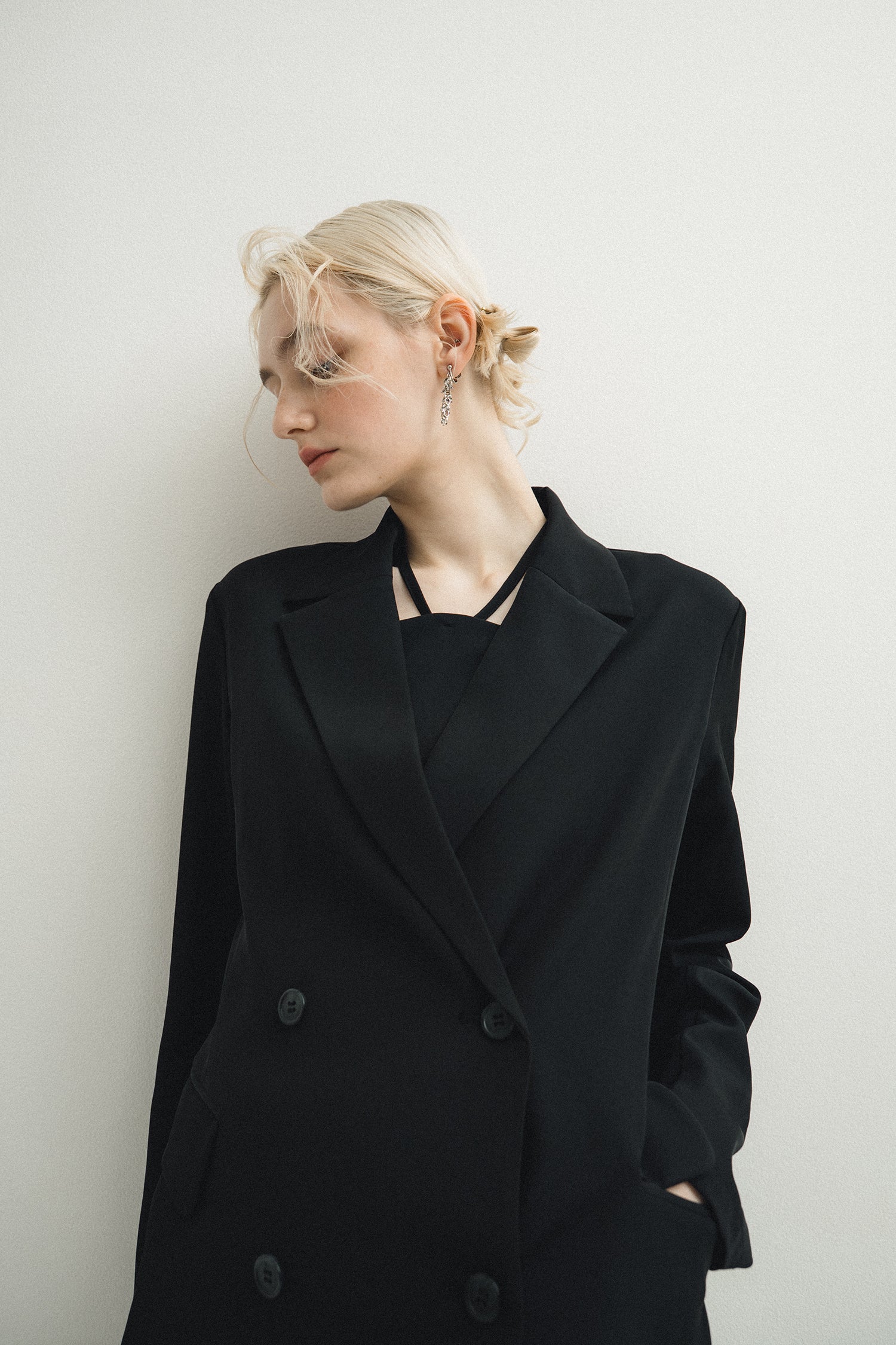 model:174cm size:モデルサイズ color:ブラック