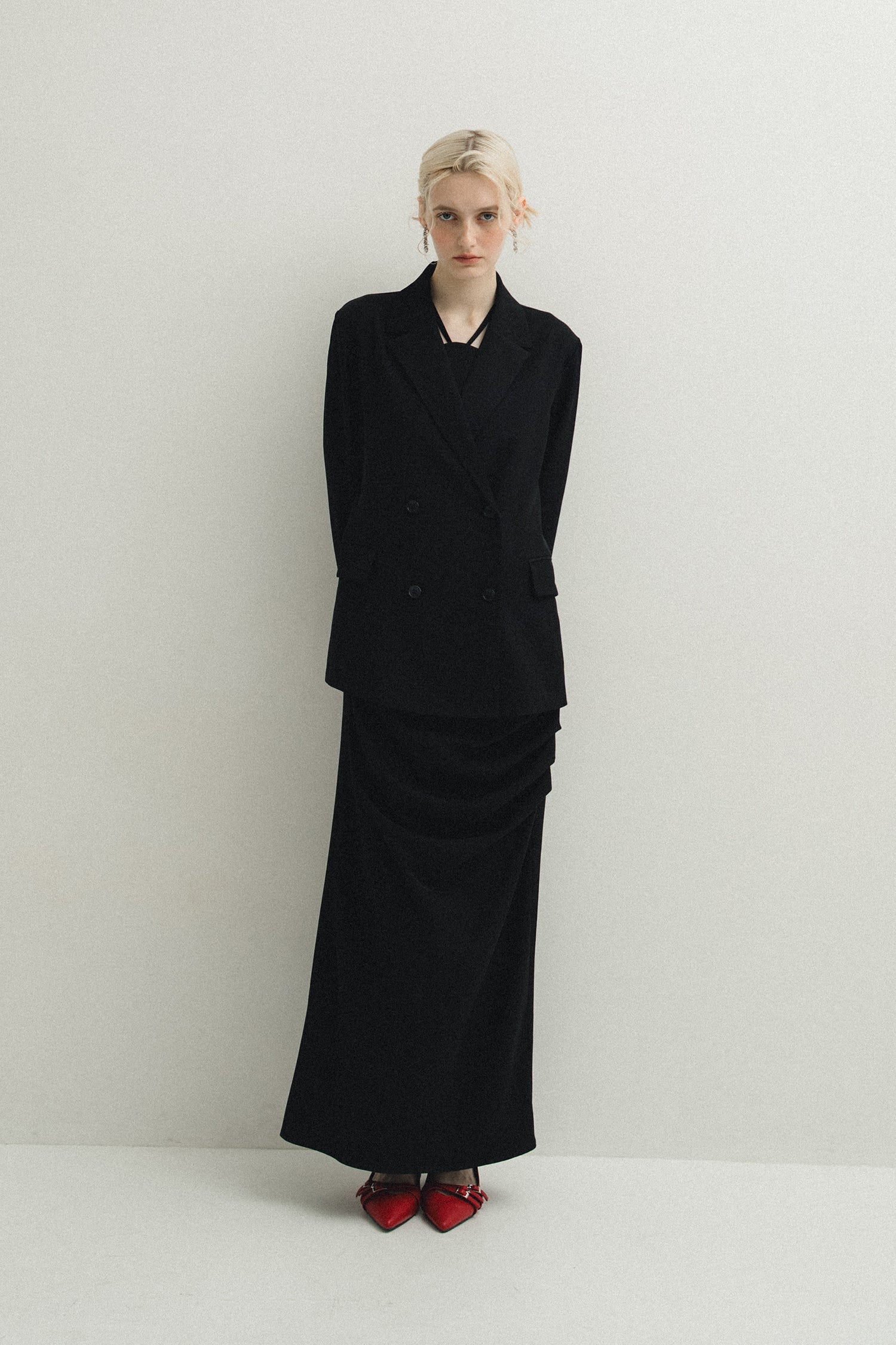 model:174cm size:モデルサイズ color:ブラック