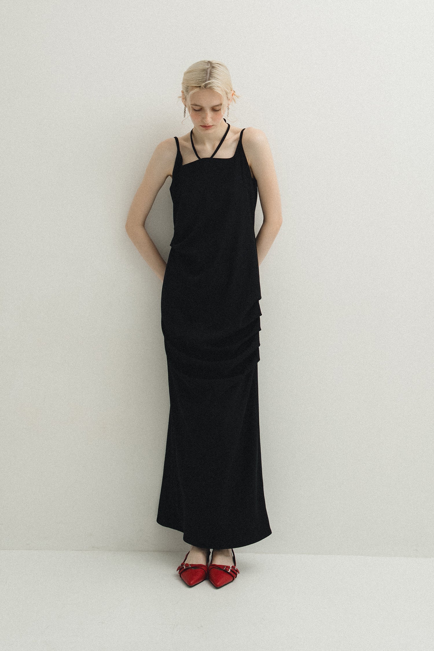 model:174cm size:モデルサイズ color:ブラック
