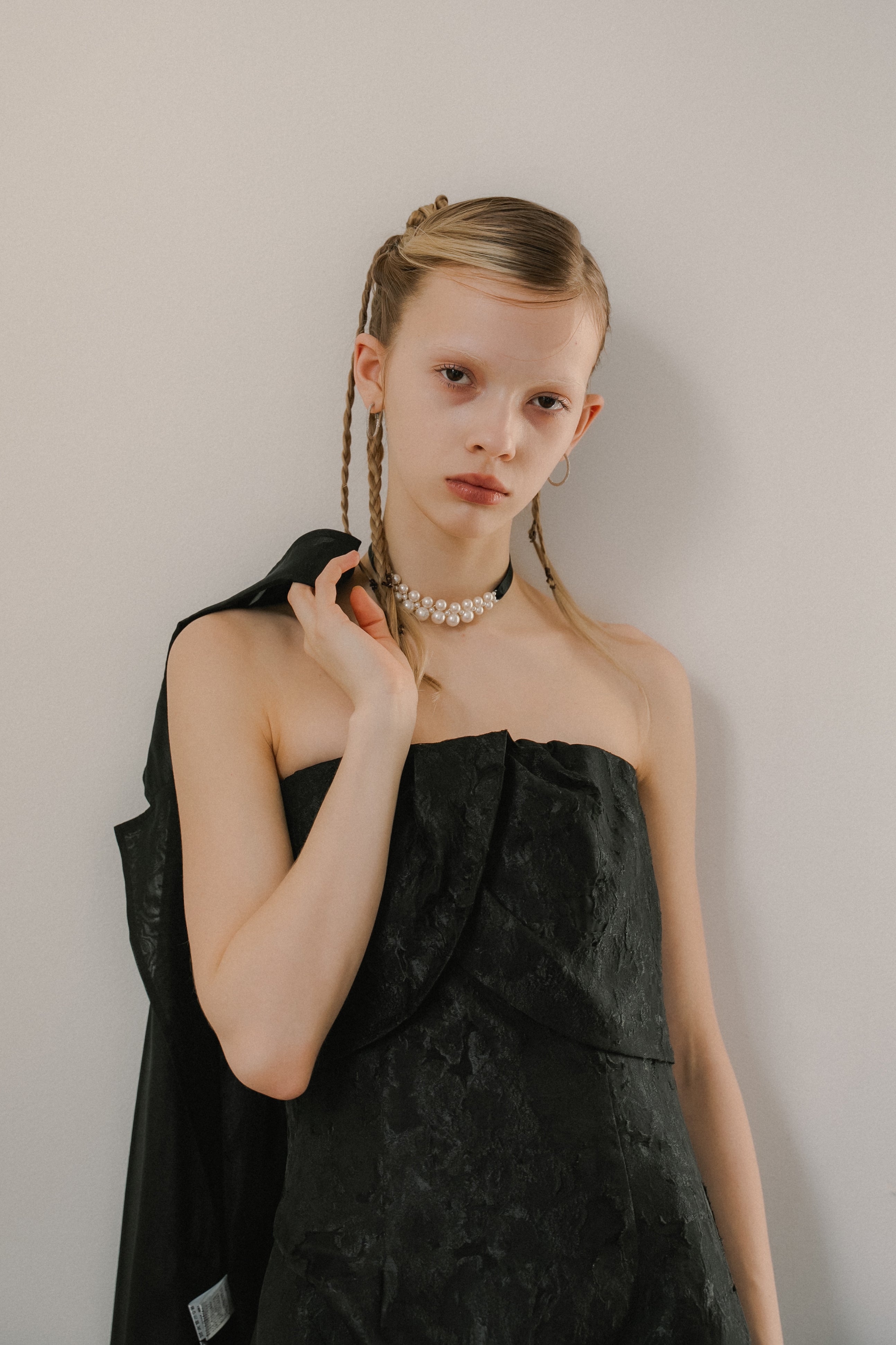 1072 Glossy Organza Jacket