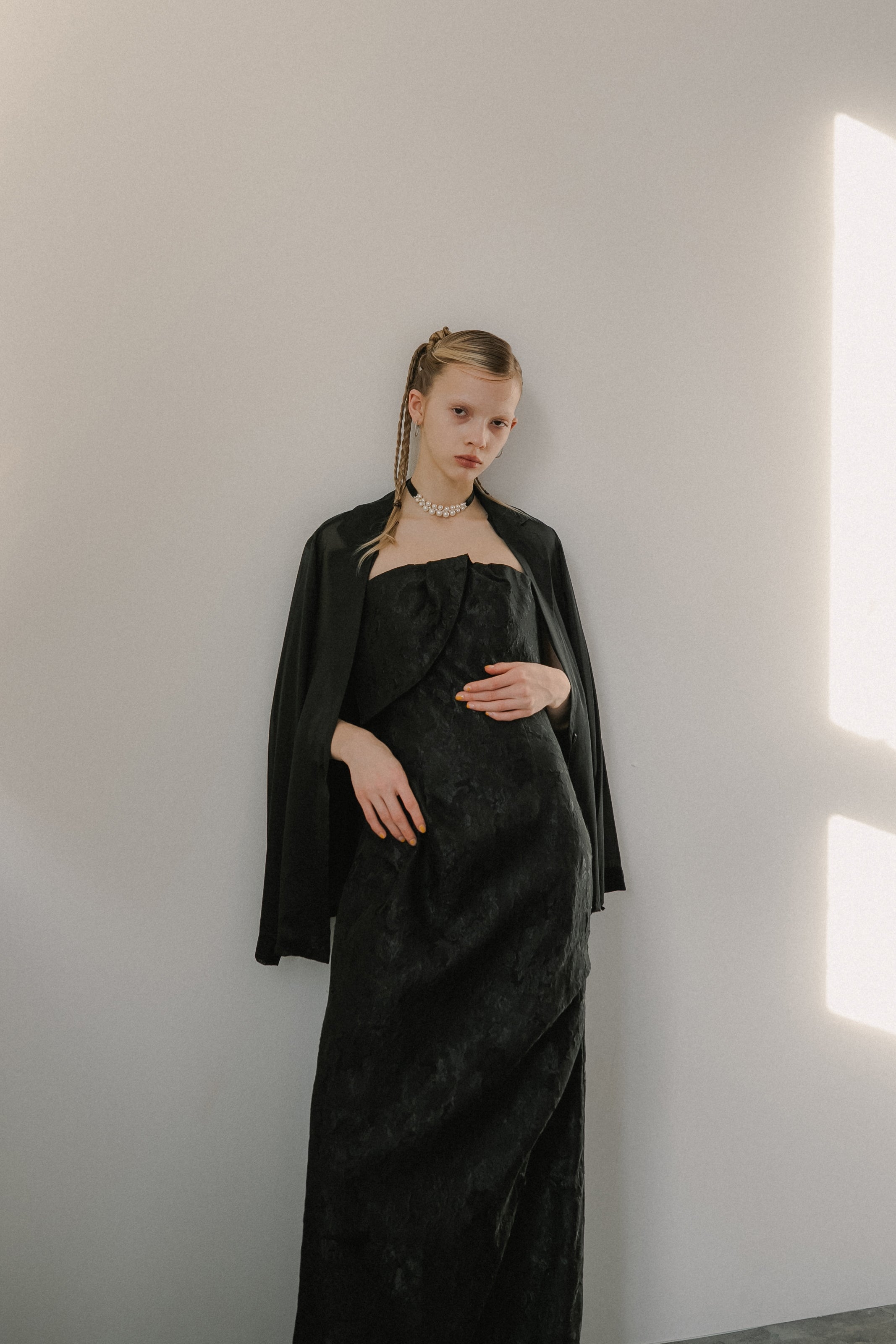 1072 Glossy Organza Jacket