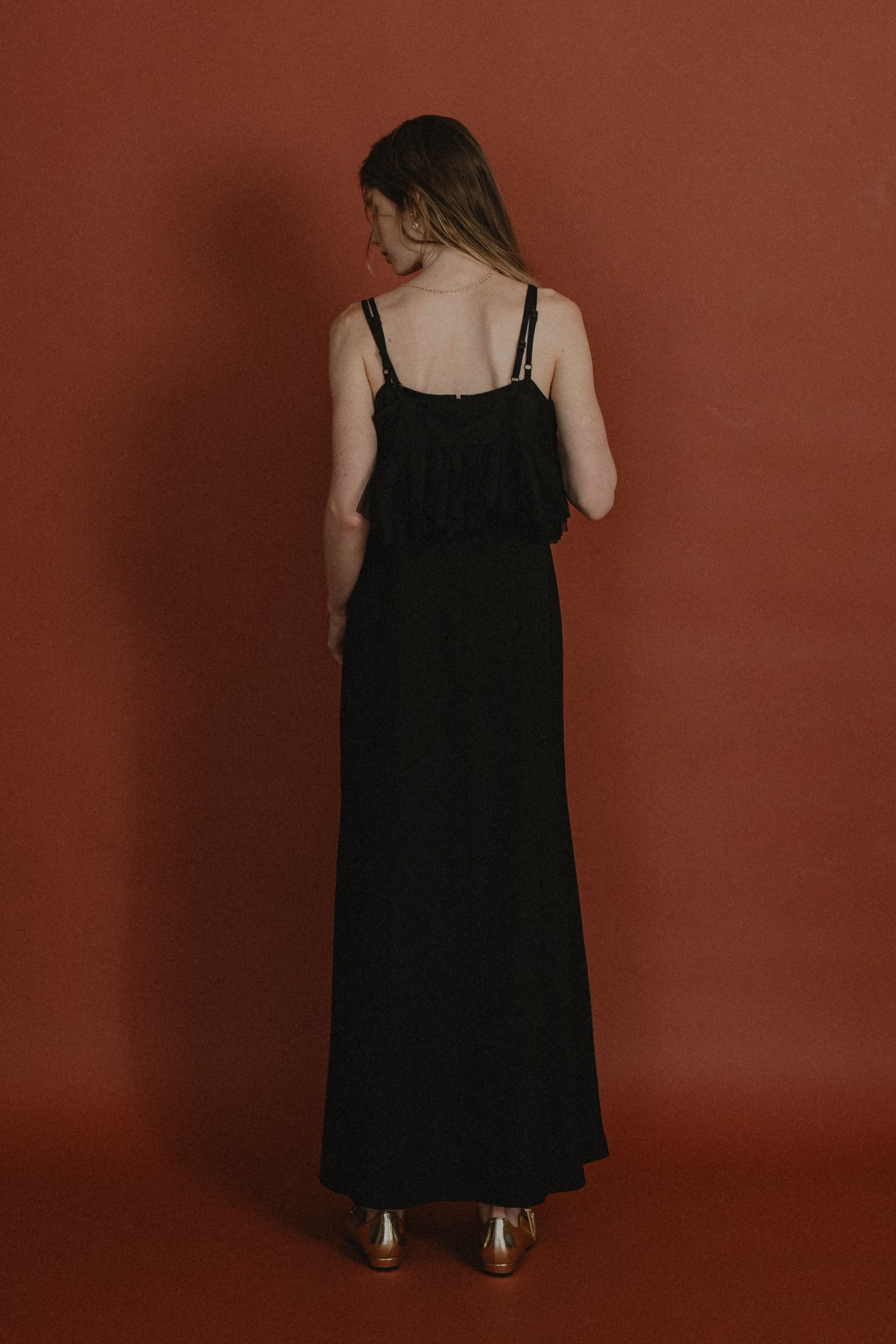 1015 Petal embroidery dress