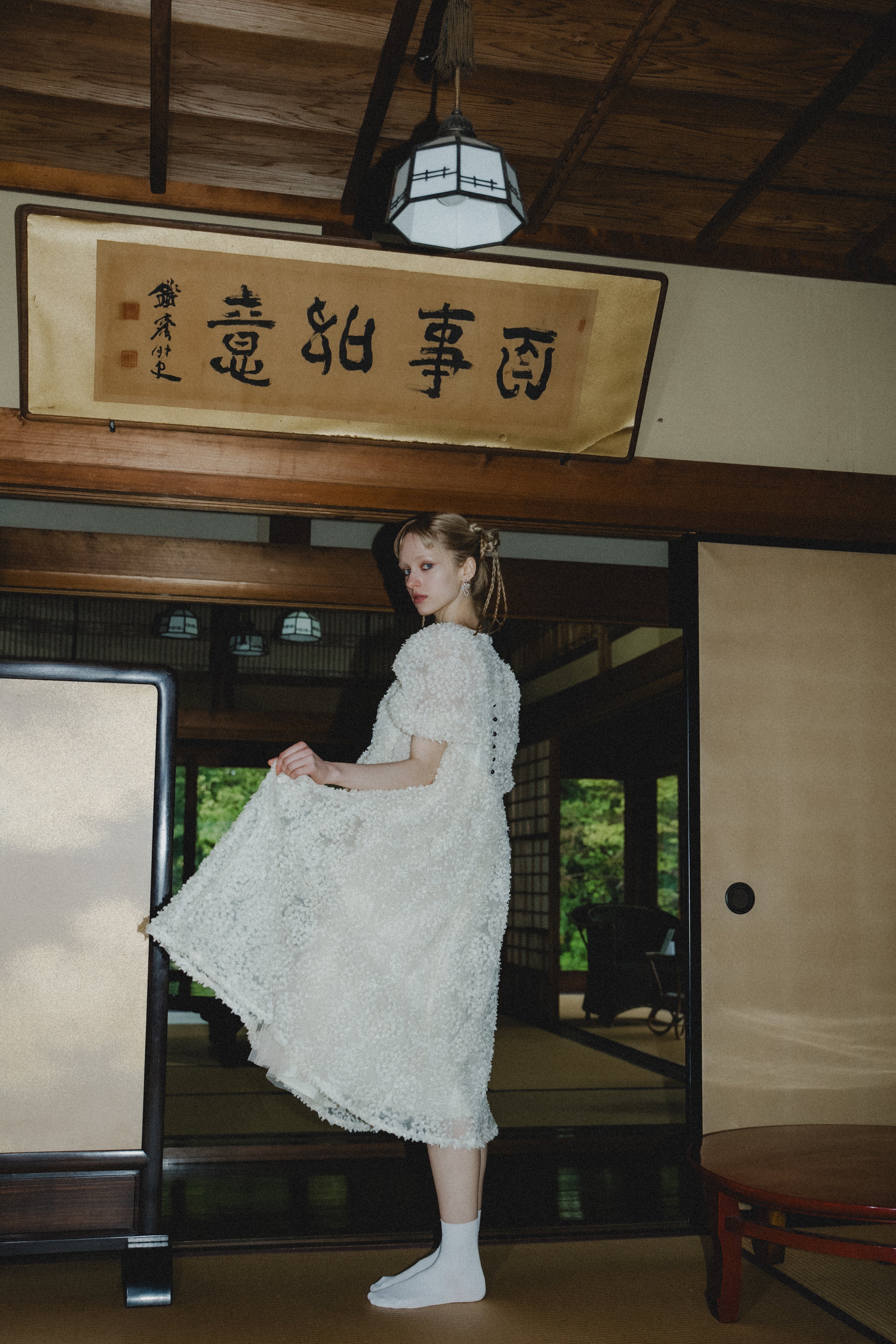 1107 Baloom ribbon dress