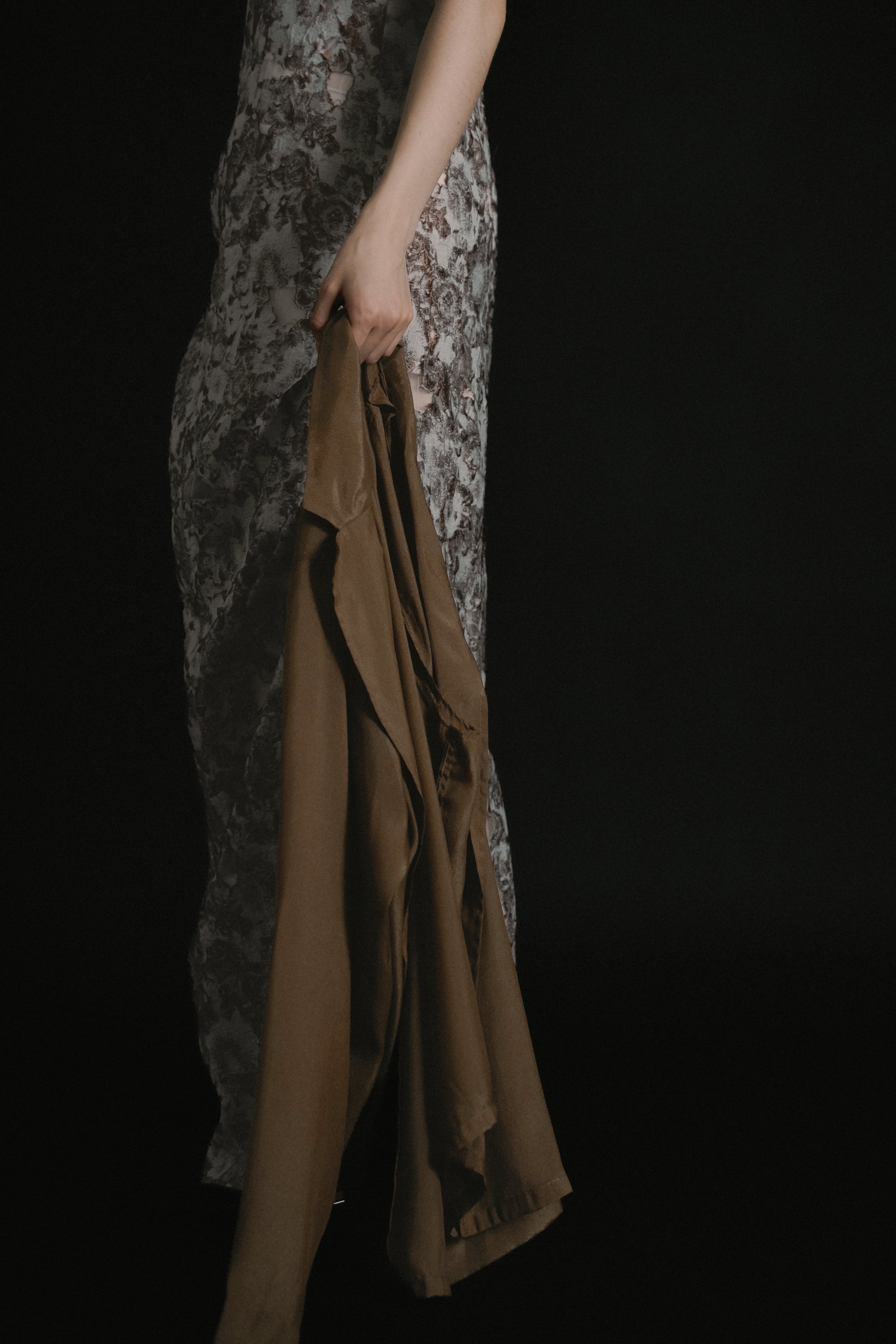 1072 Glossy Organza Jacket