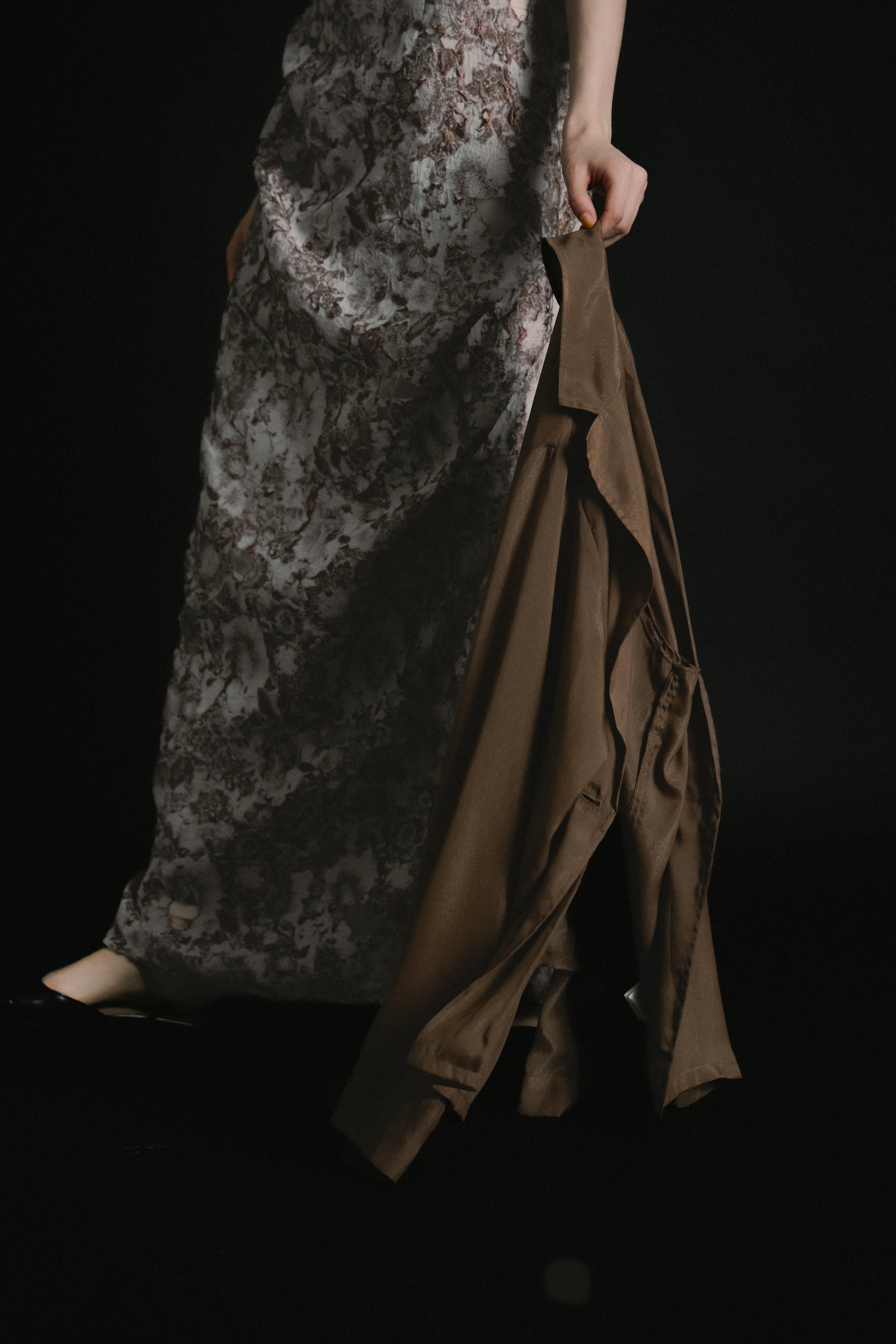 1072 Glossy Organza Jacket