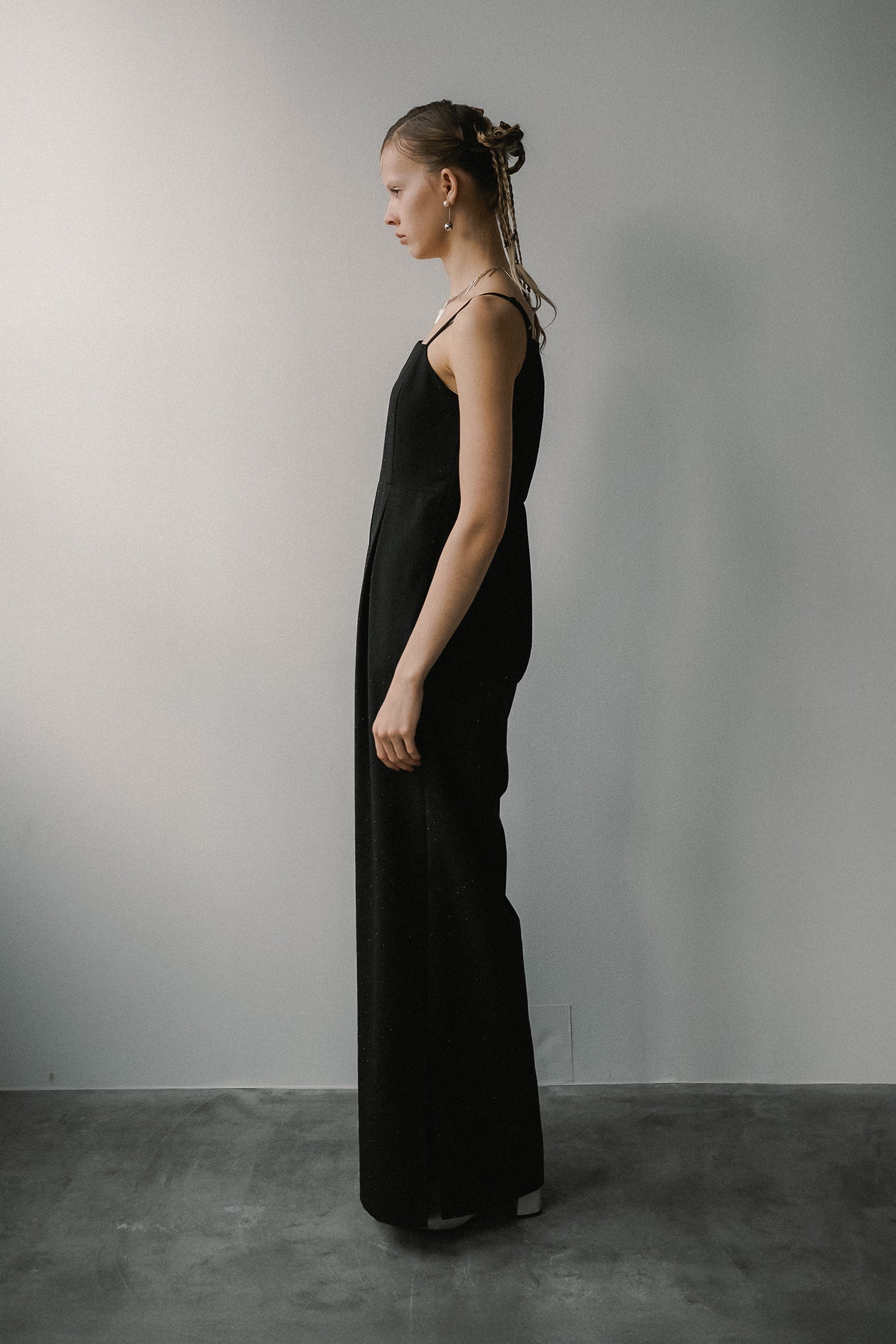 1060 Midnight dot pants dress