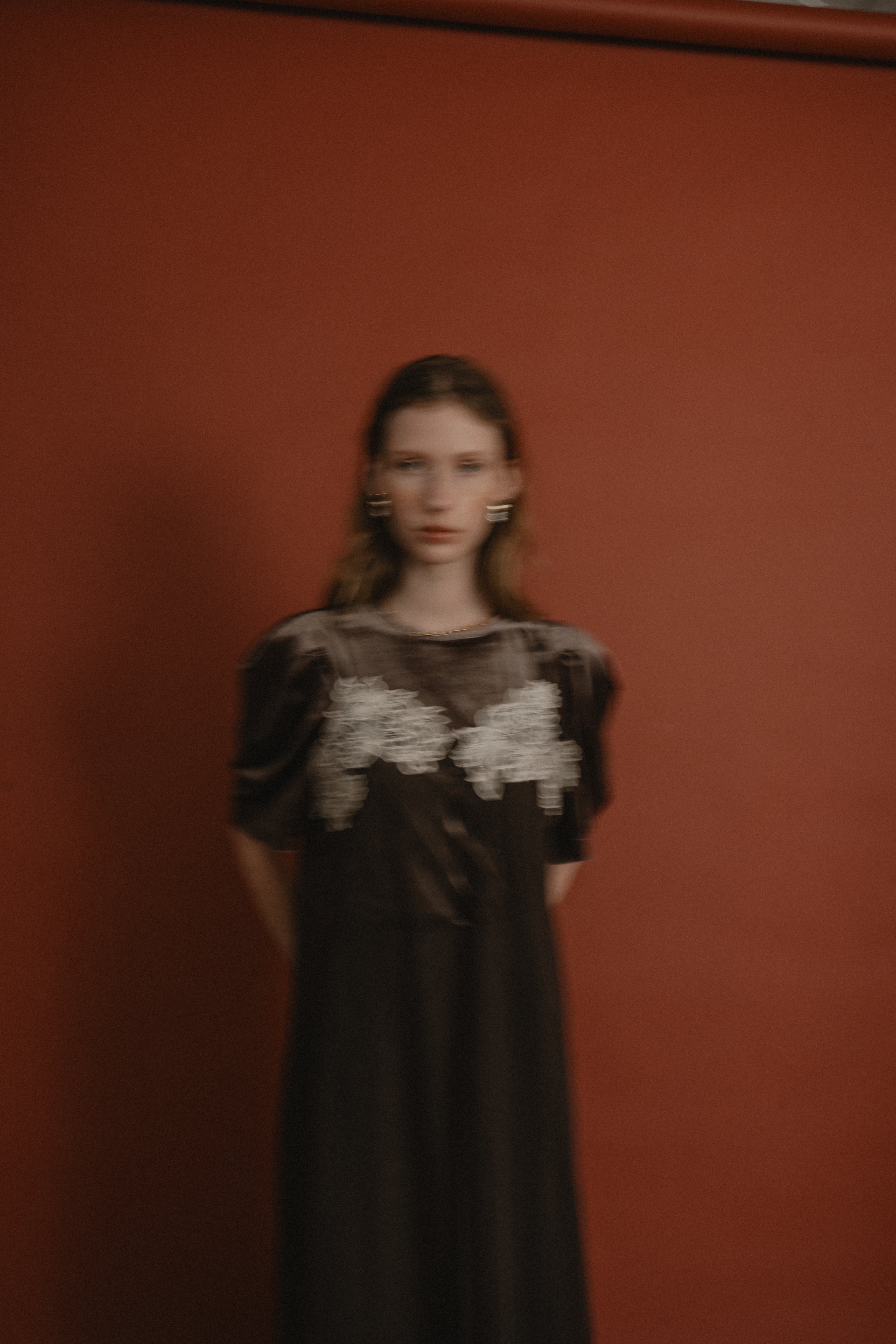 1010 Layered velor dress