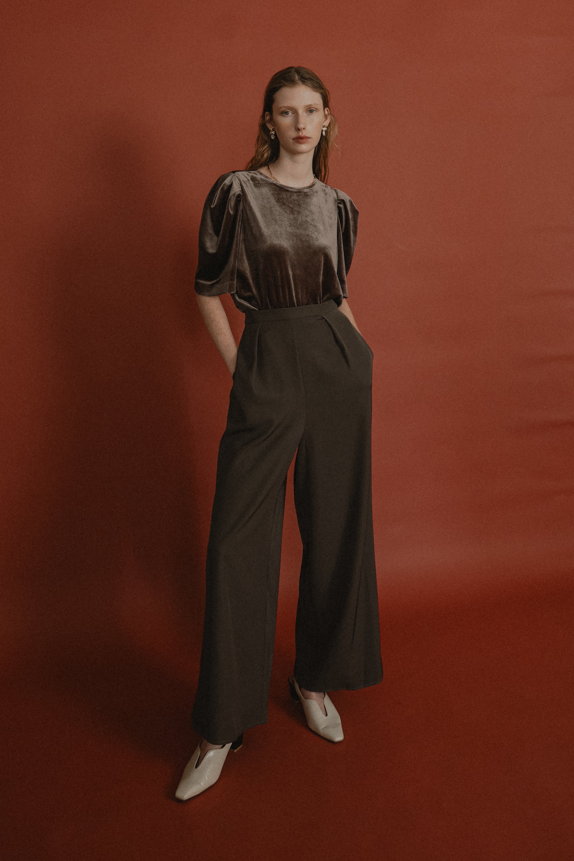 1010 Layered velor dress