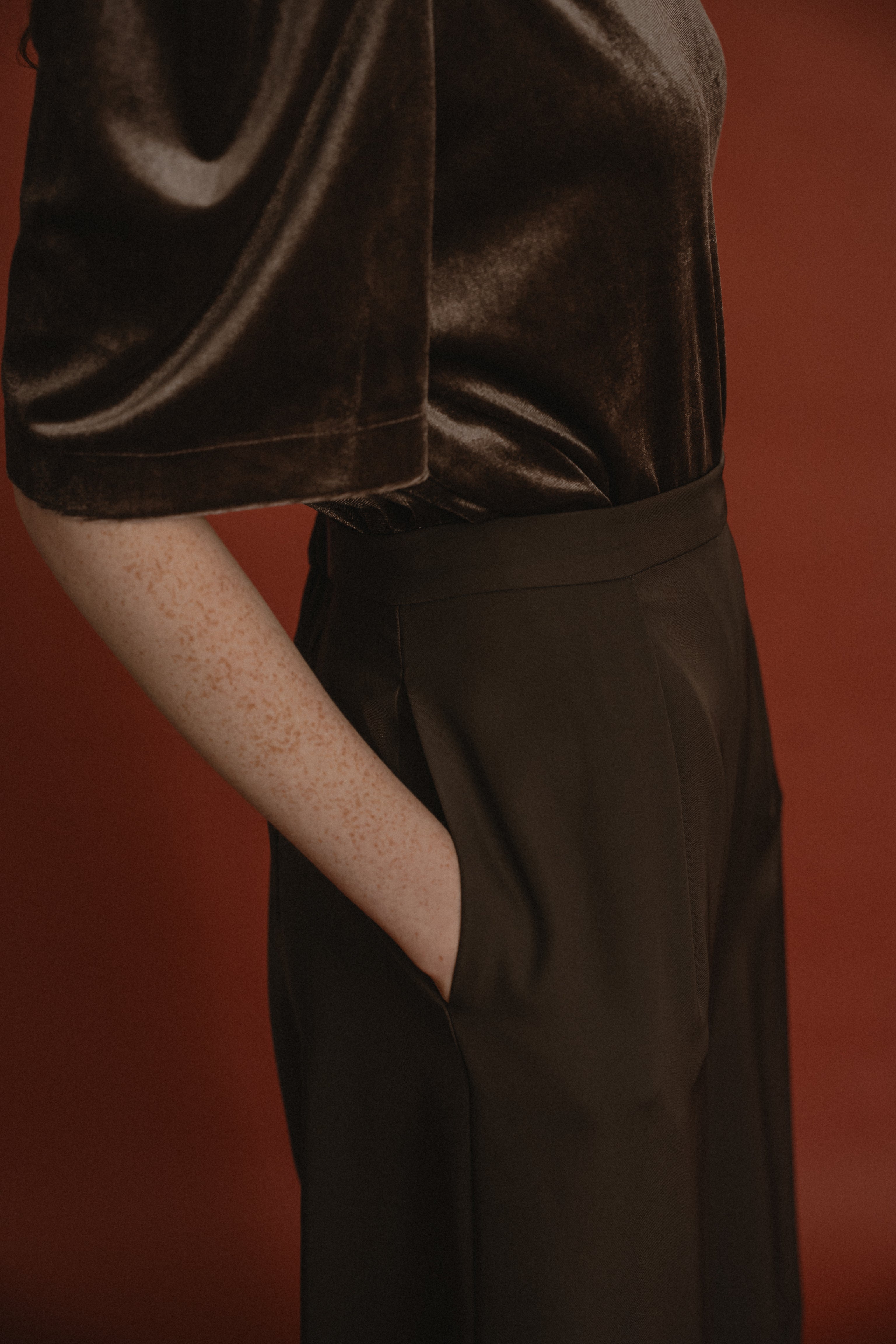 1010 Layered velor dress