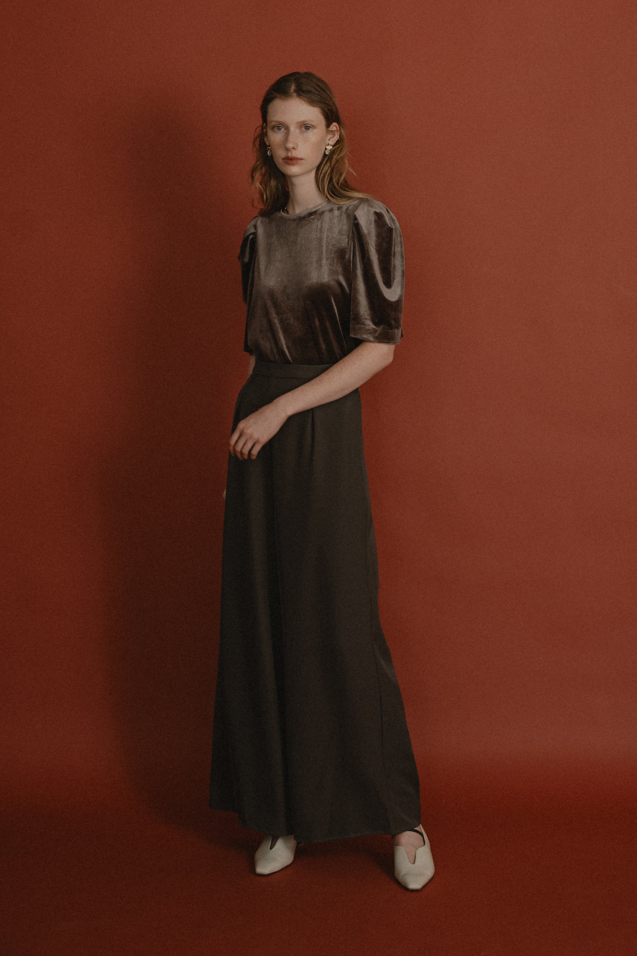 1010 Layered velor dress