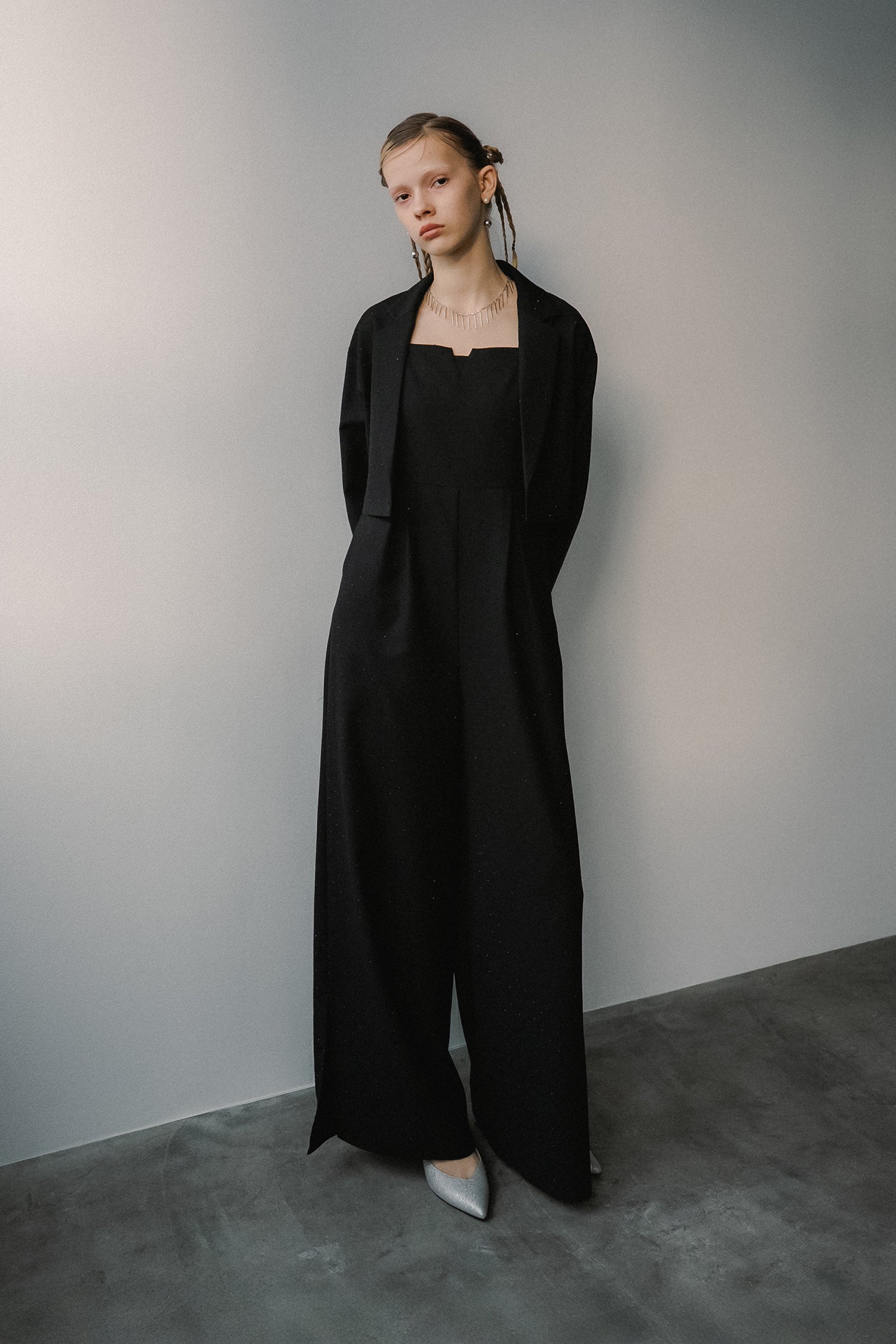 1060 Midnight dot pants dress