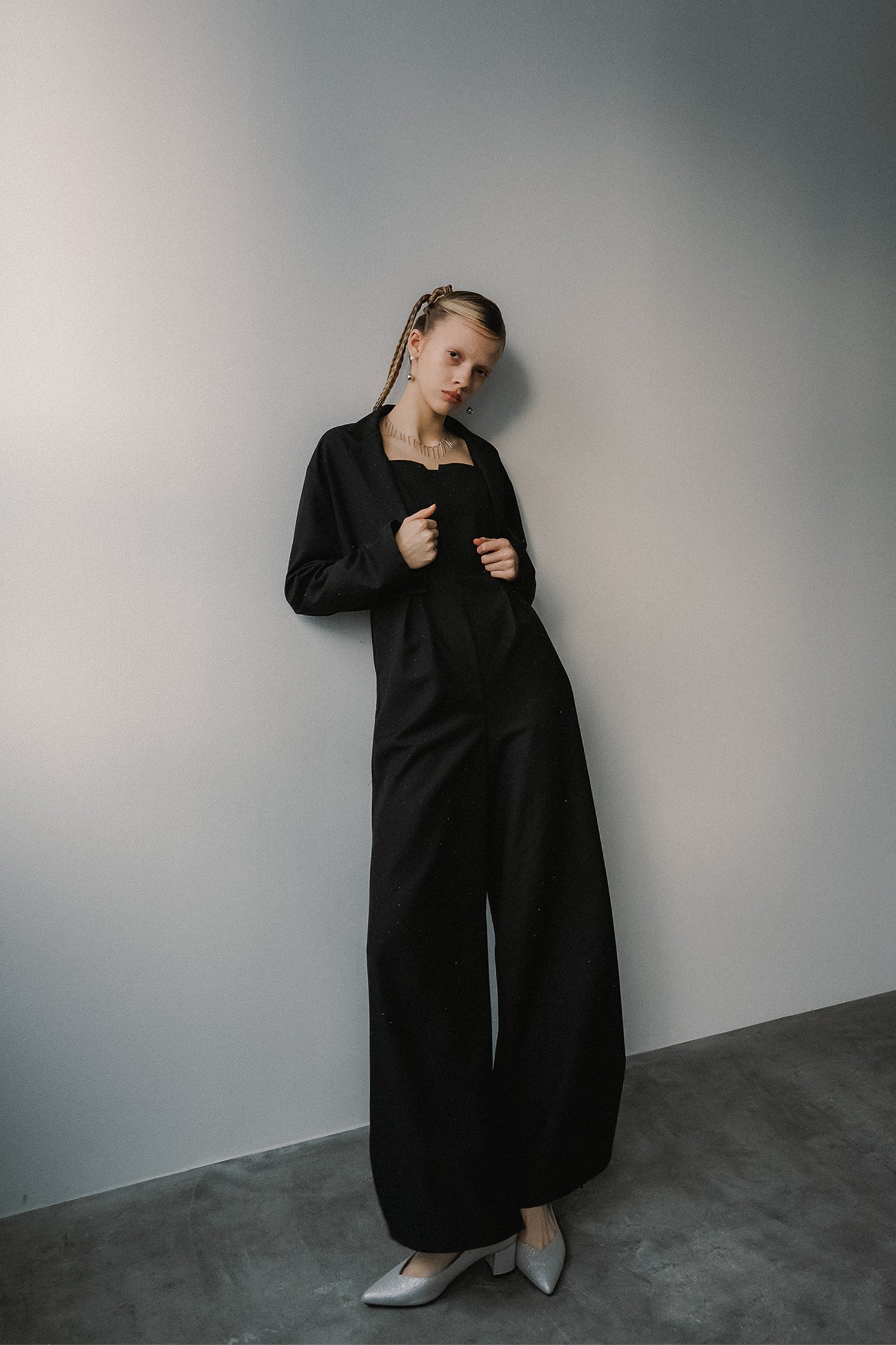 1060 Midnight dot pants dress