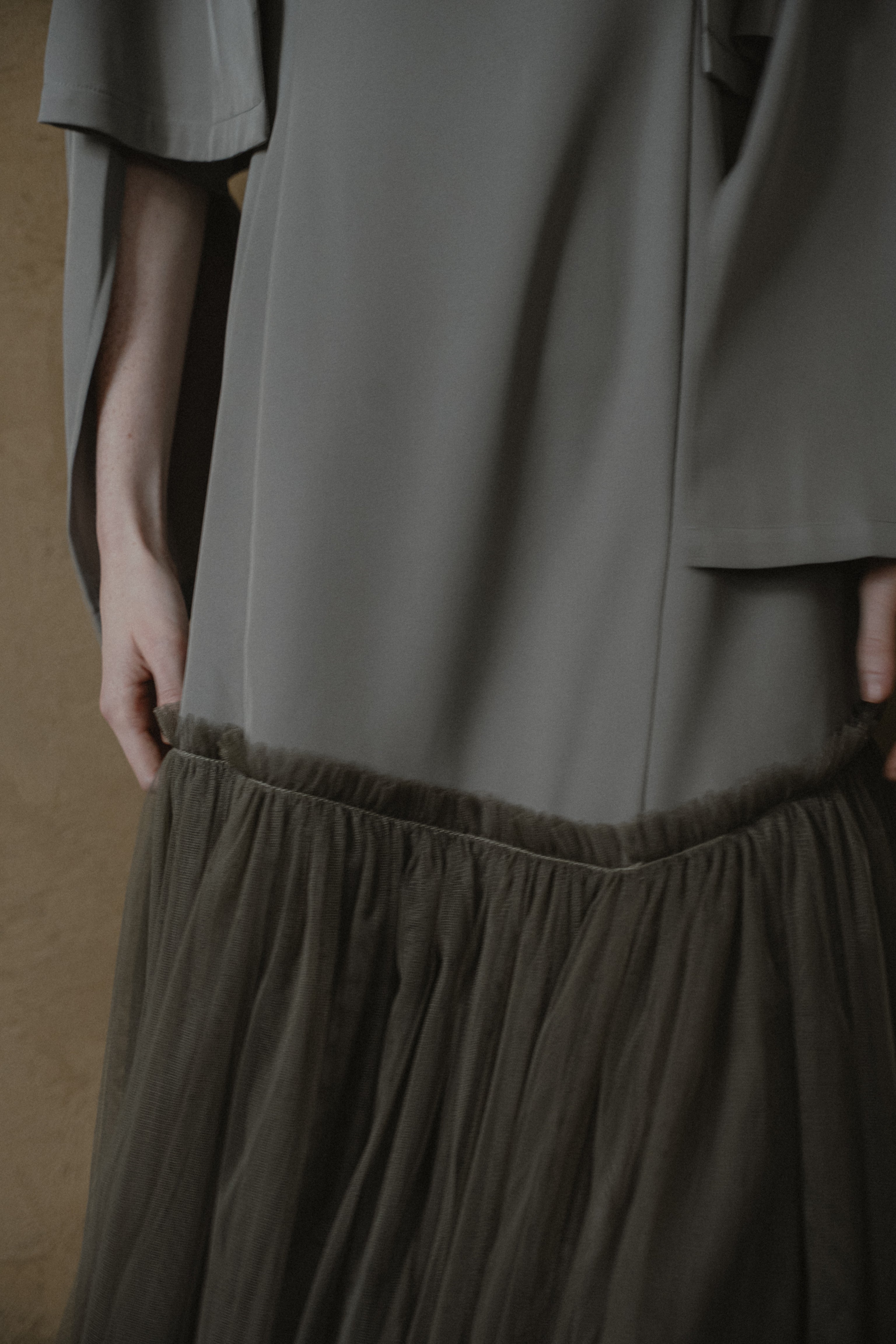 1012 Layered tulle dress