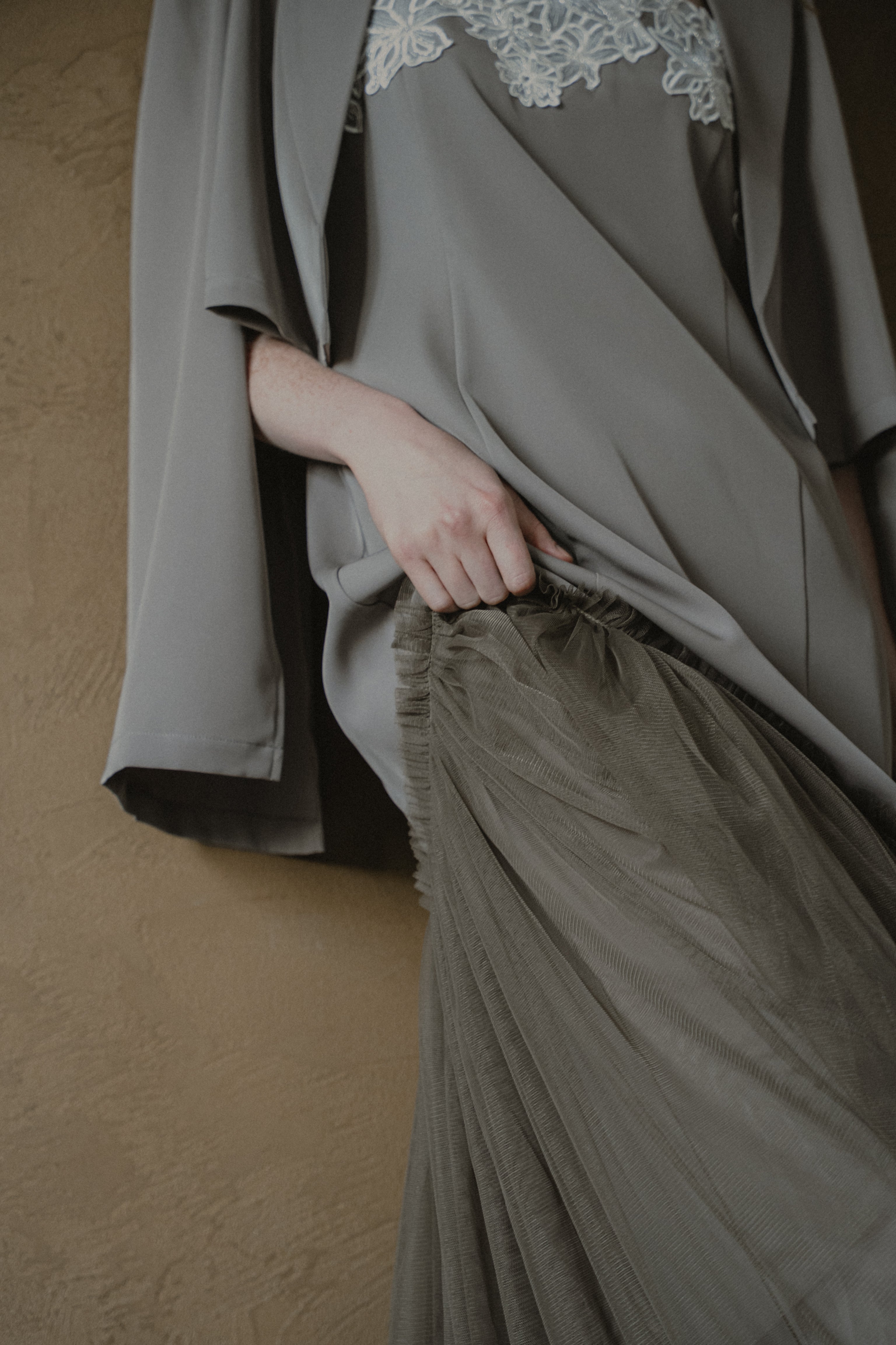 1012 Layered tulle dress