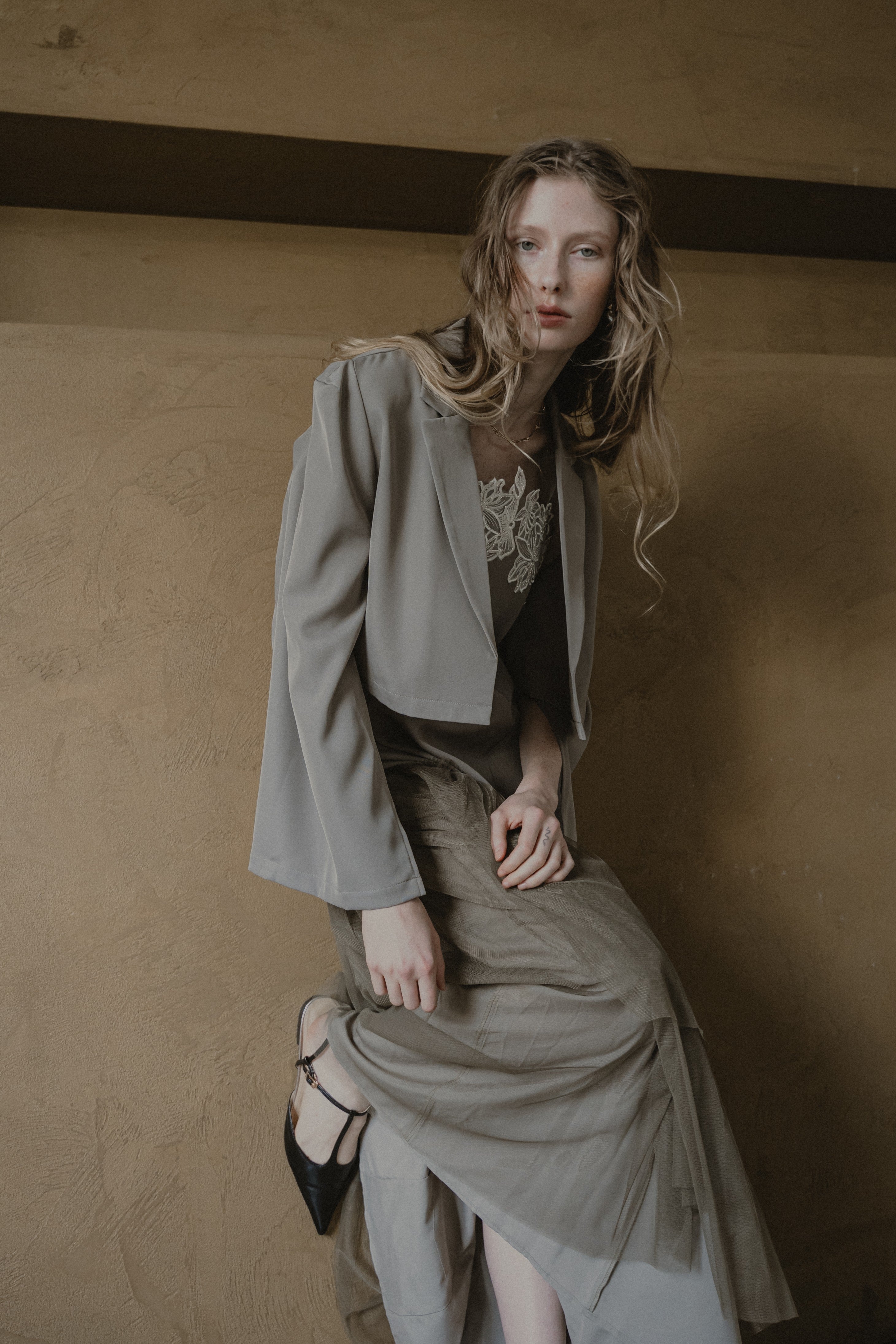 1012 Layered tulle dress