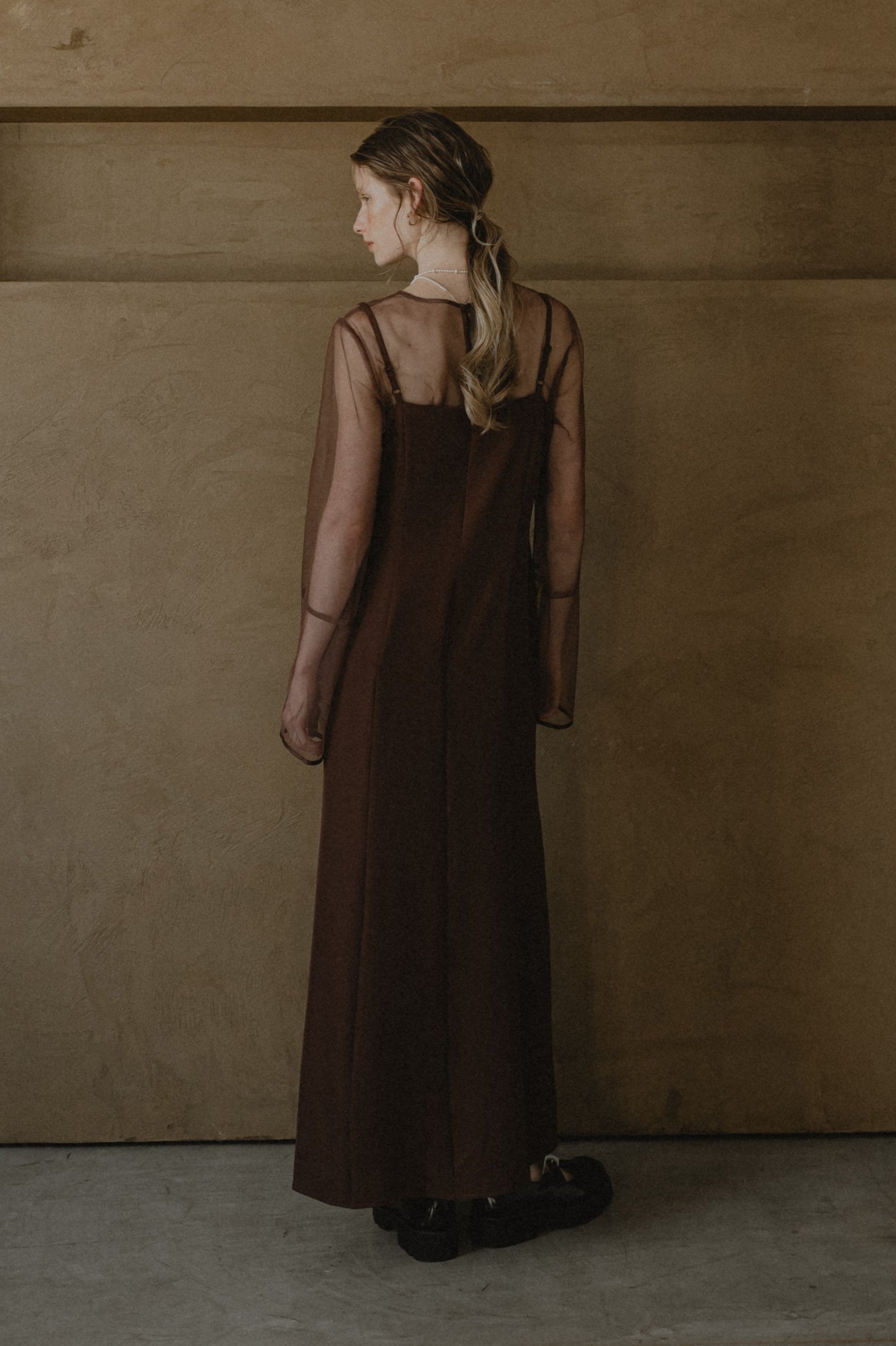 1015 Petal embroidery dress