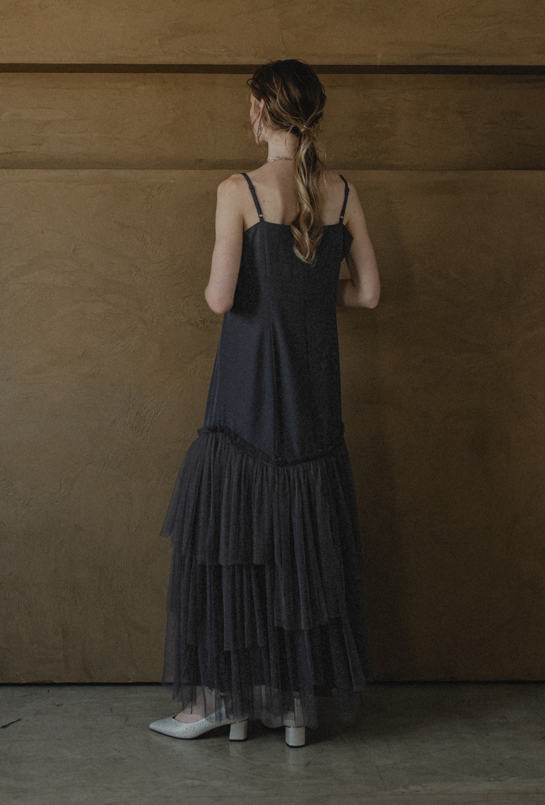 1012 Layered tulle dress