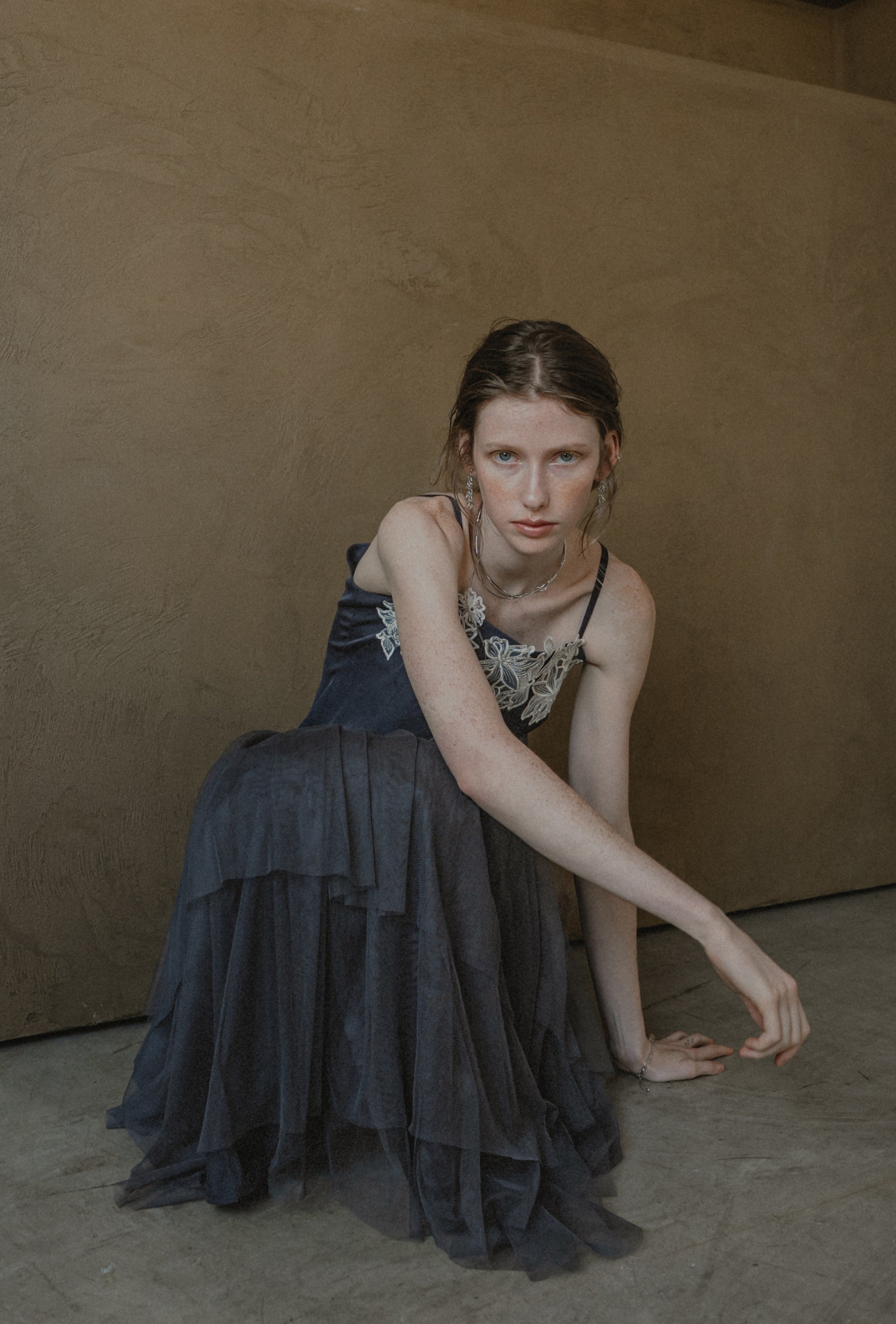 1012 Layered tulle dress